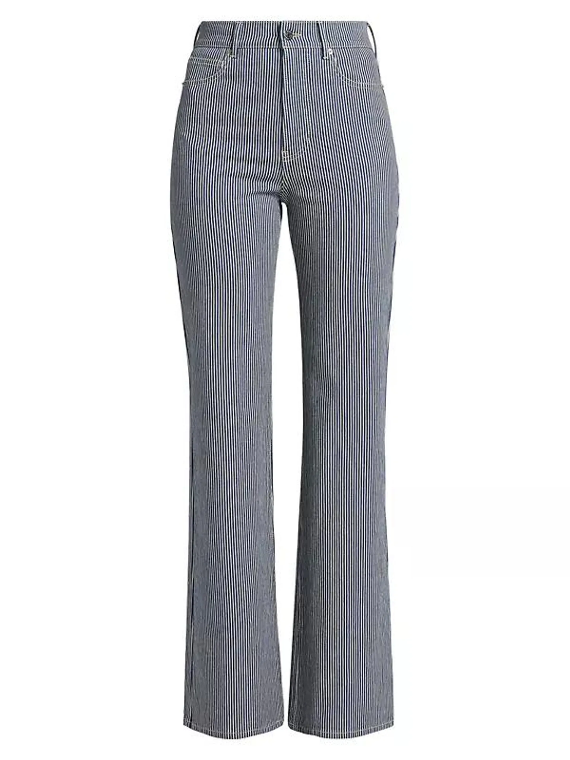 Crosbie High-Rise Striped Jeans