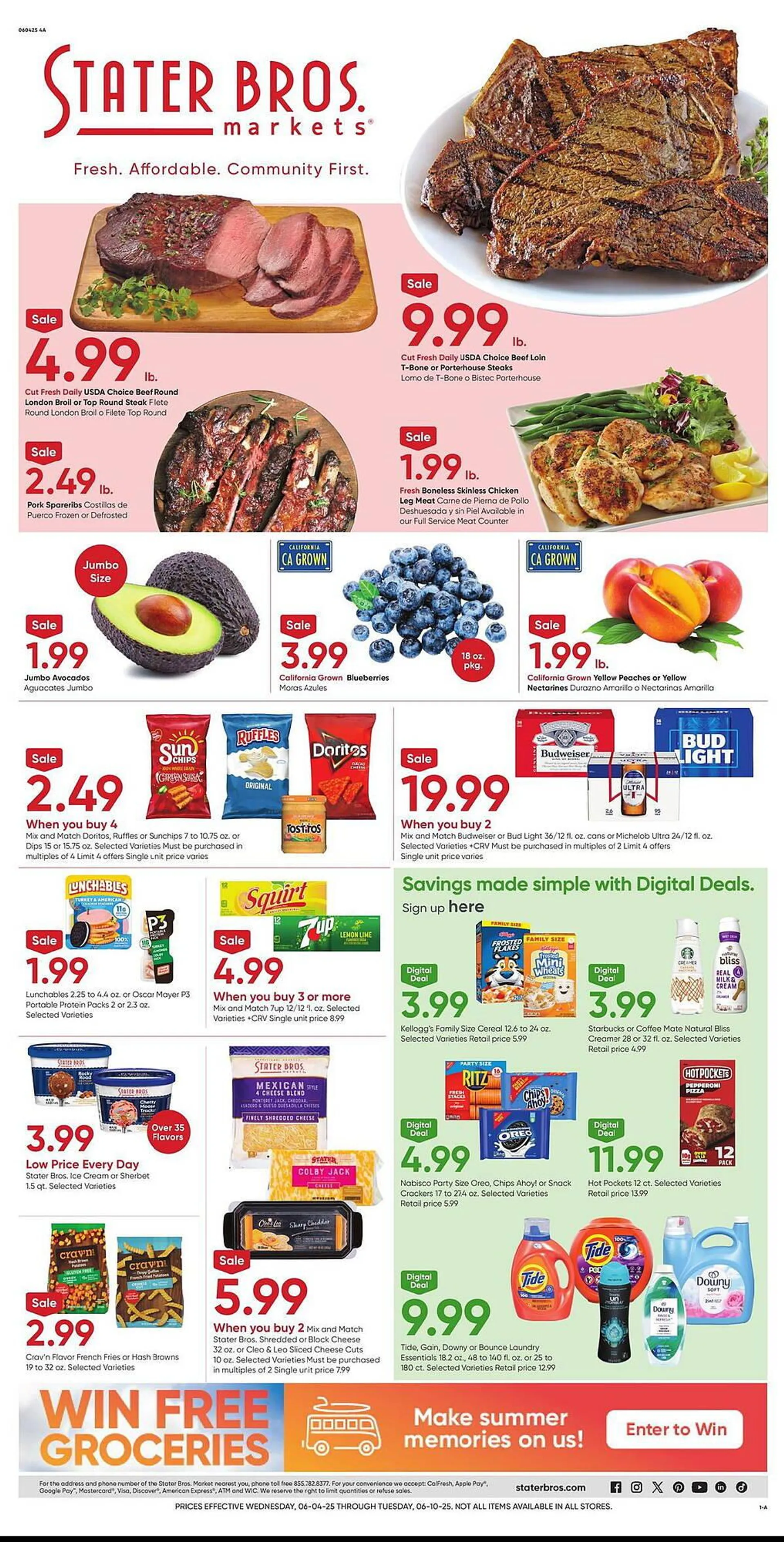 Stater Bros Weekly Ad - 1