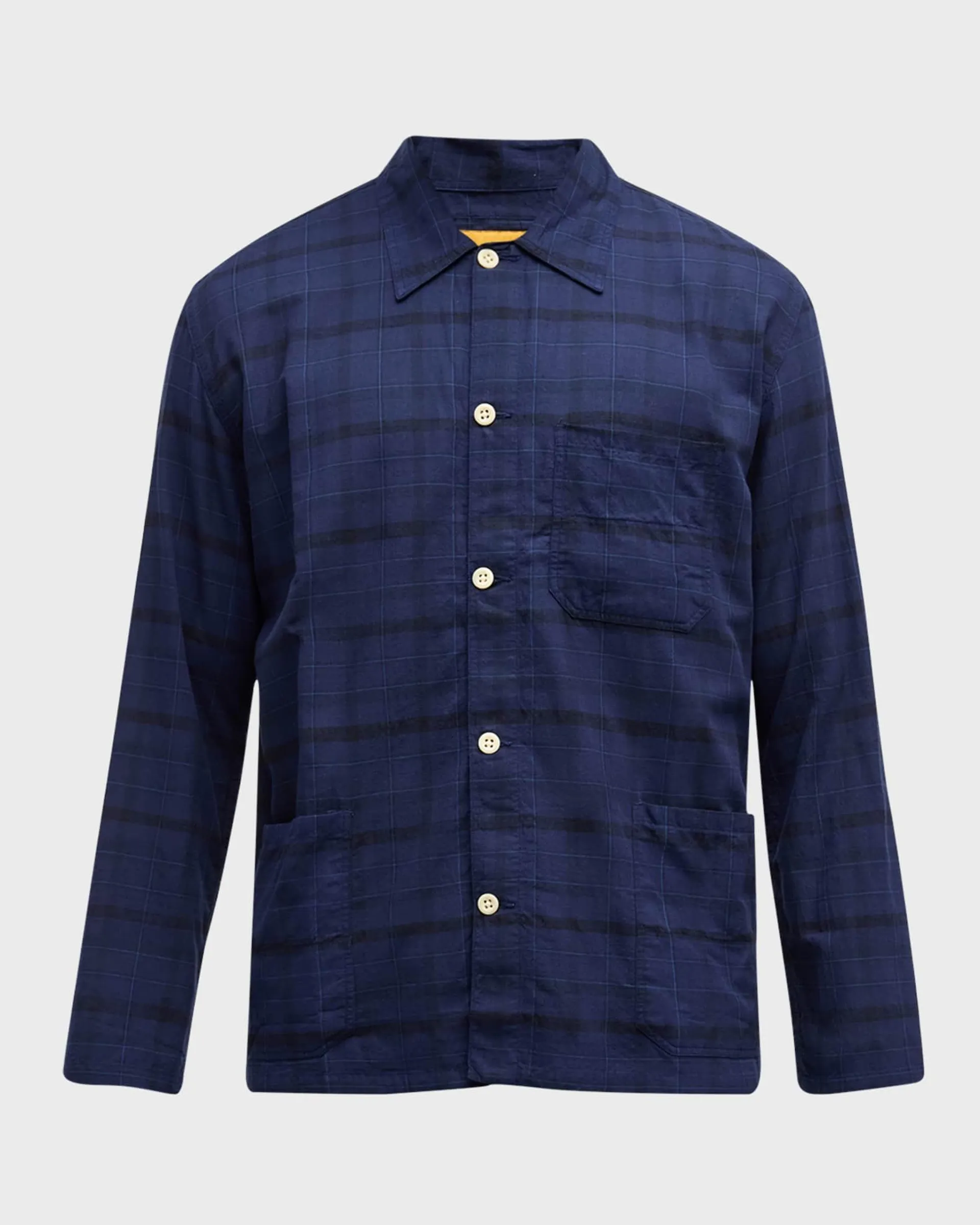 Men's Lightweight Plaid Overshirt