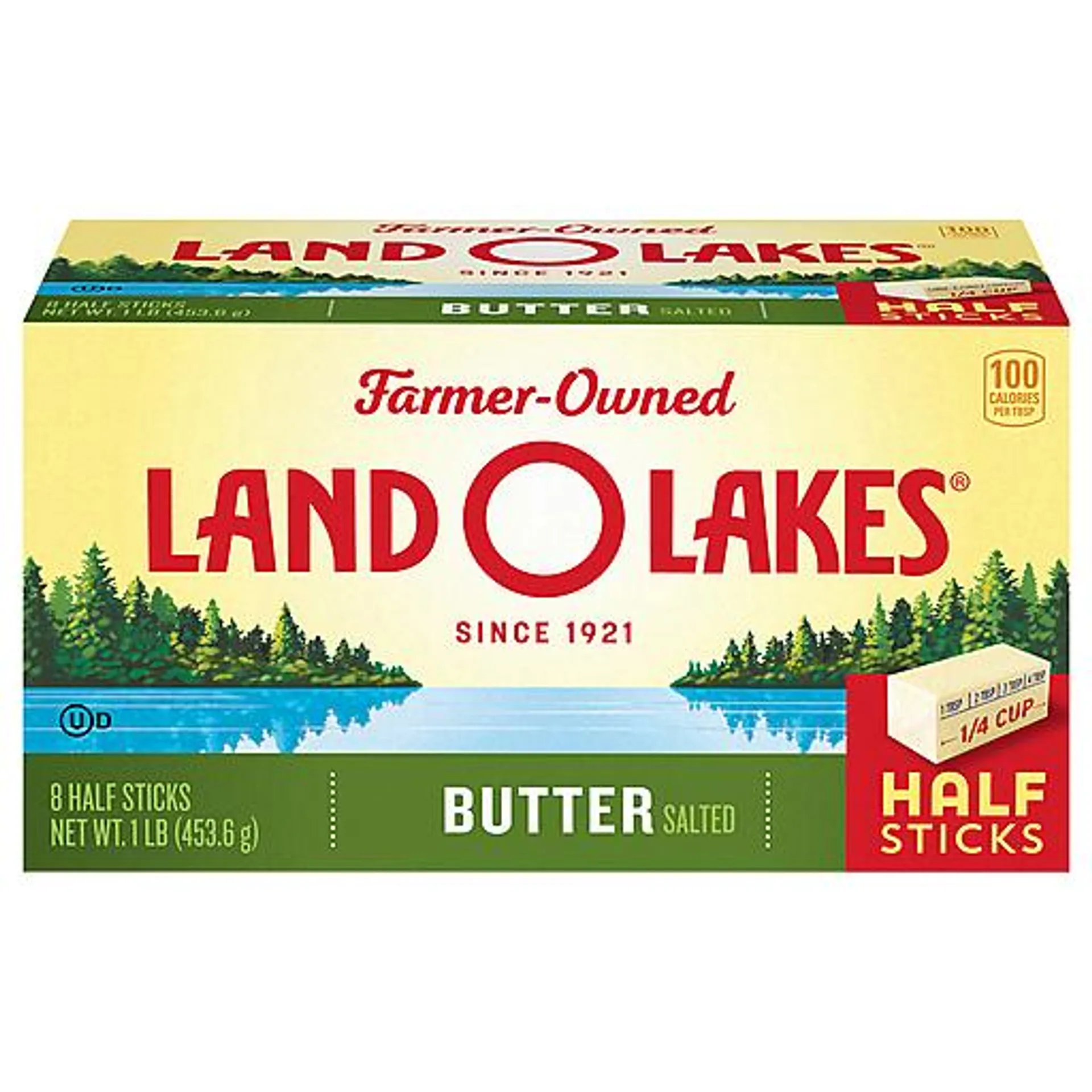 Land O Lakes Salted Half Butter Sticks 8 ct 1 lb box