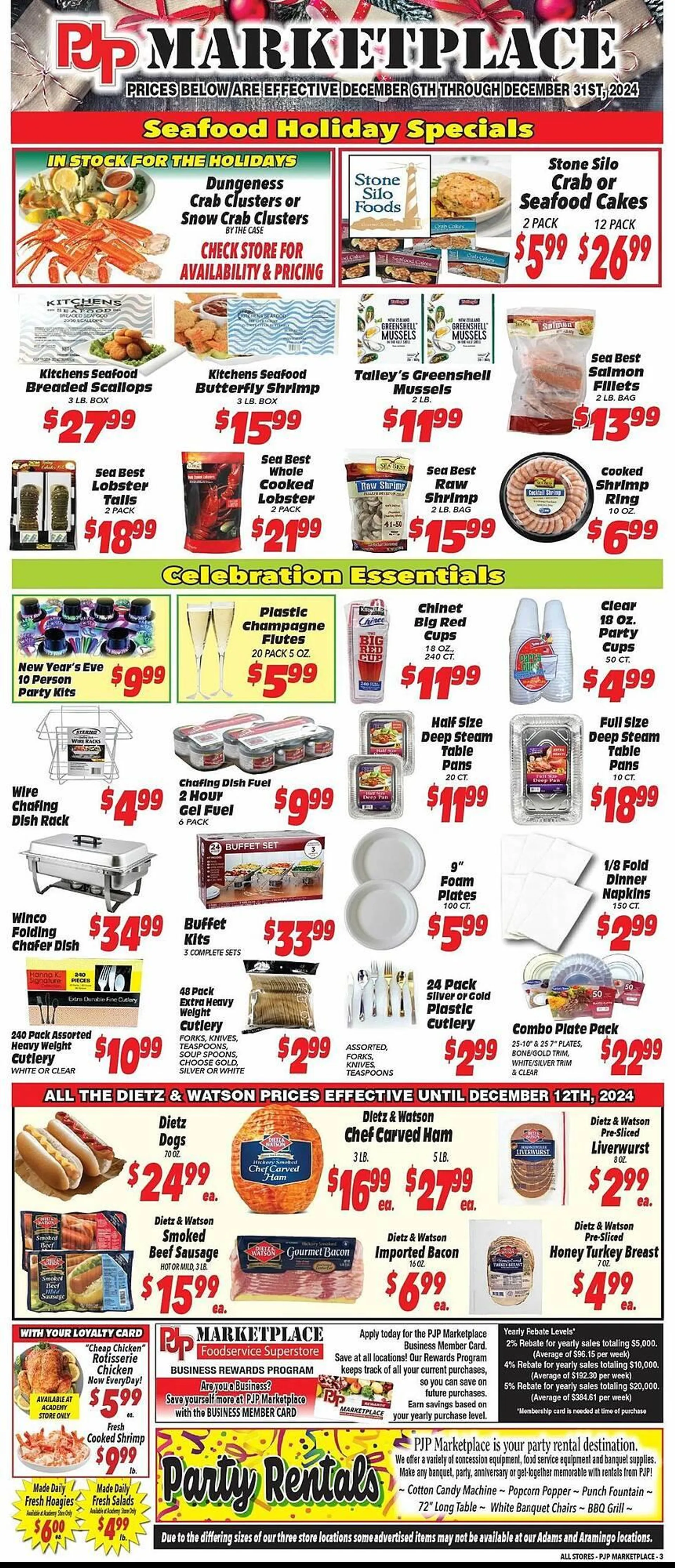 Weekly ad PJP Marketplace Weekly Ad from December 6 to December 12 2024 - Page 3