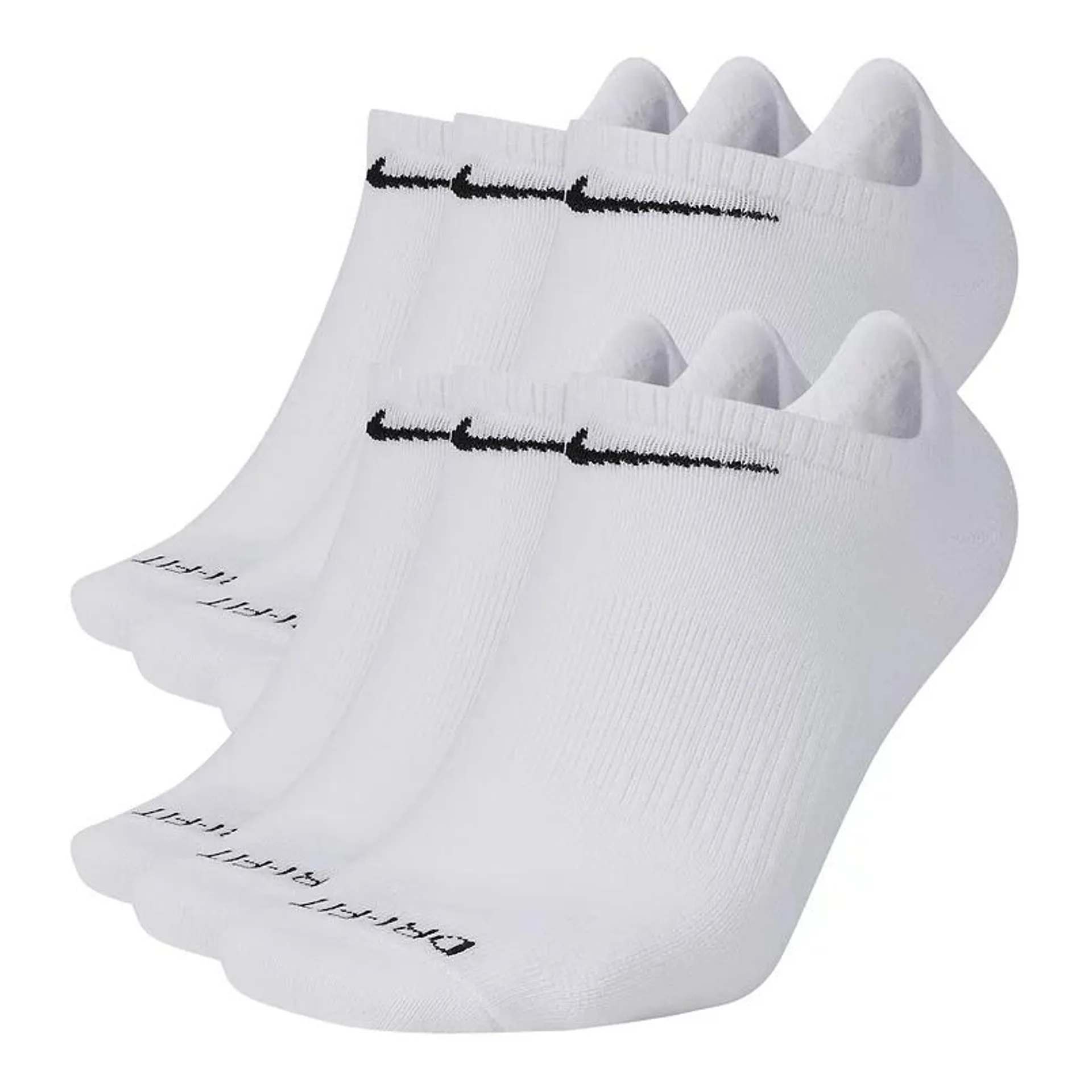 Women's Nike 6-Pack Everyday Plus Lightweight Training No-Show Socks