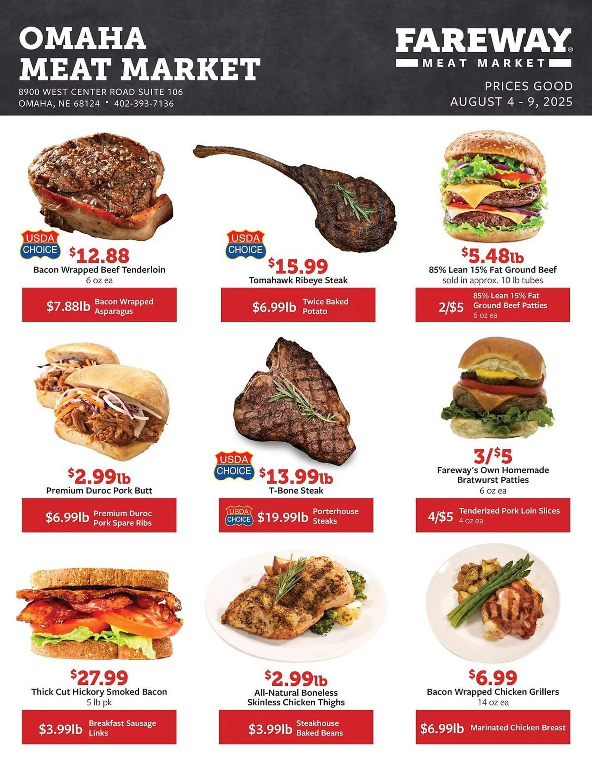 Weekly ad Fareway Weekly Ad from August 4 to August 9 2025 - Page 1