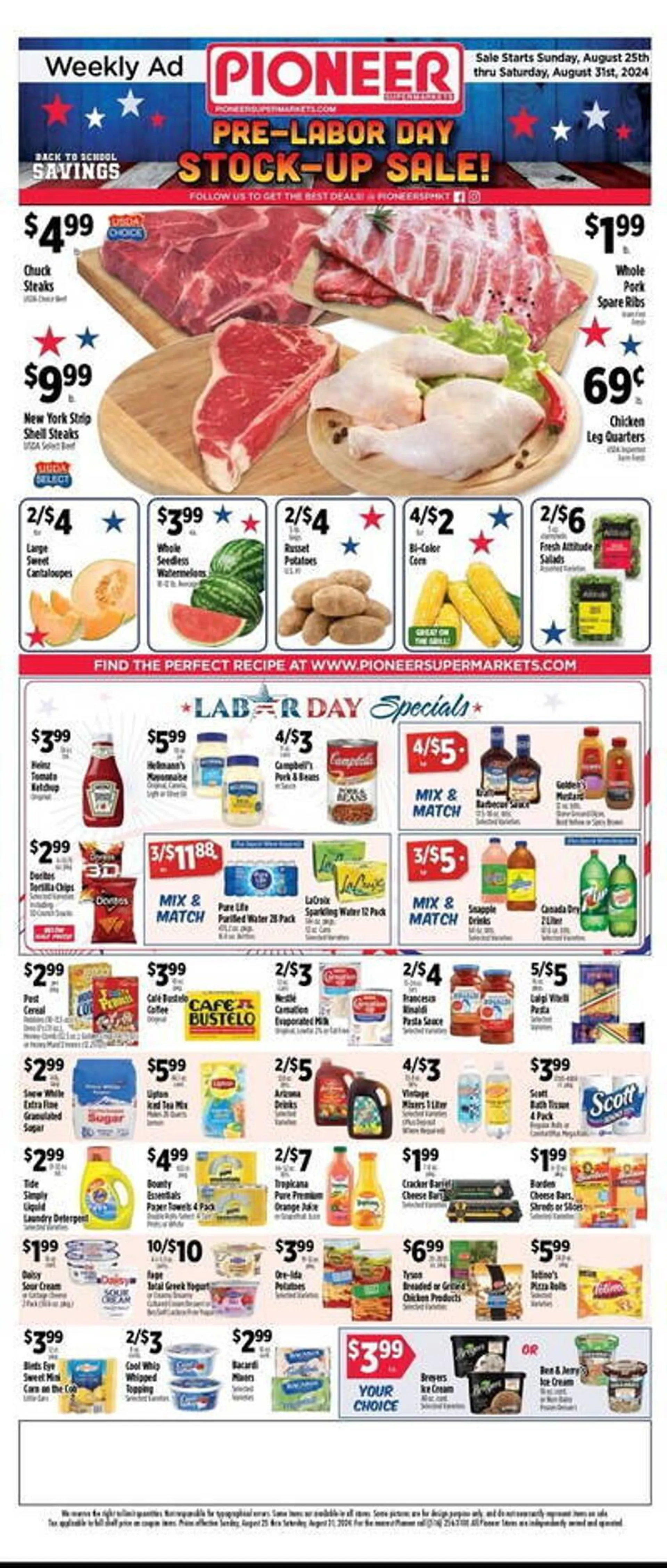 Pioneer Supermarkets Weekly Ad - 1