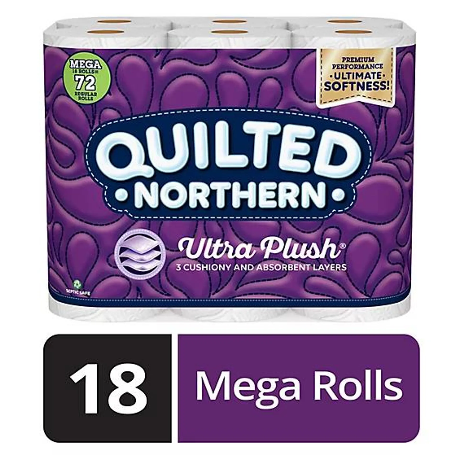 Quilted Northern Ultra Plush T... 8 Mega Rolls - 18 CT