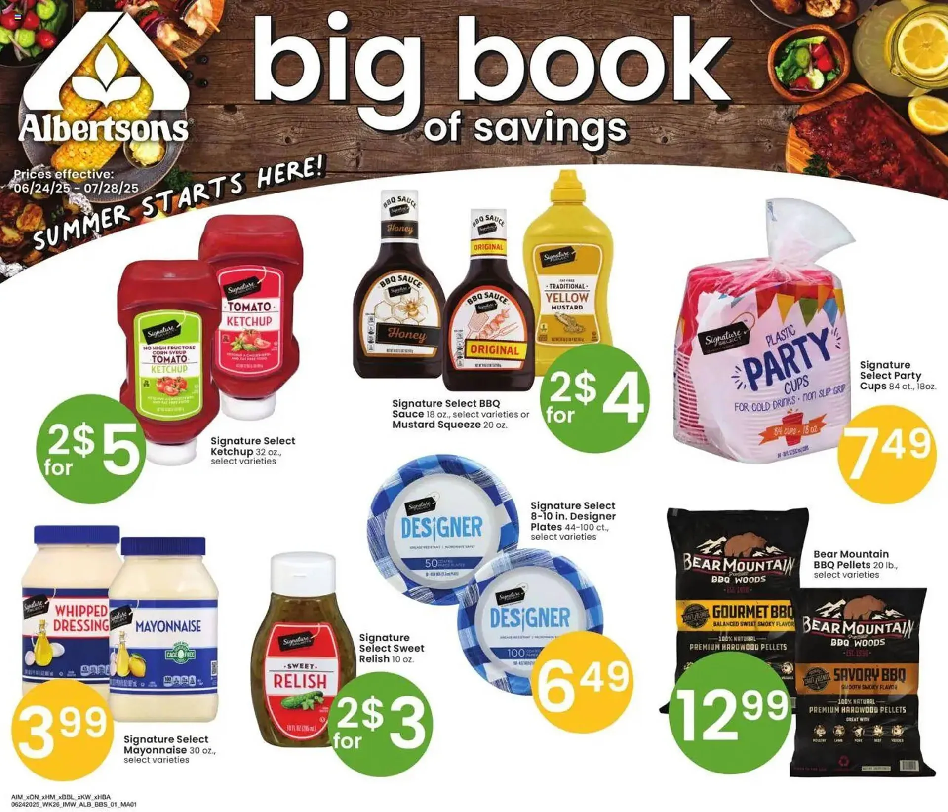 Weekly ad Albertsons Weekly Ad from June 24 to July 28 2025 - Page 1