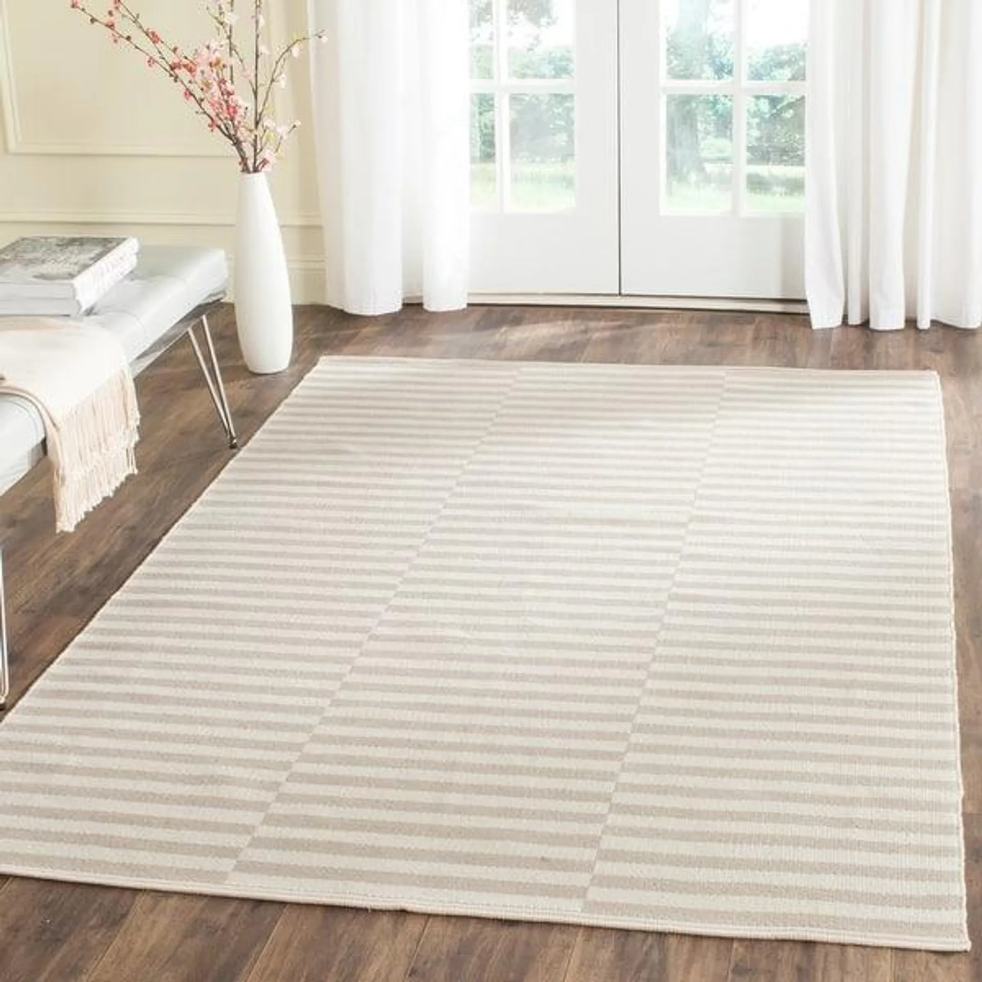 SAFAVIEH Handmade Flatweave Montauk Salinda Casual Cotton Rug