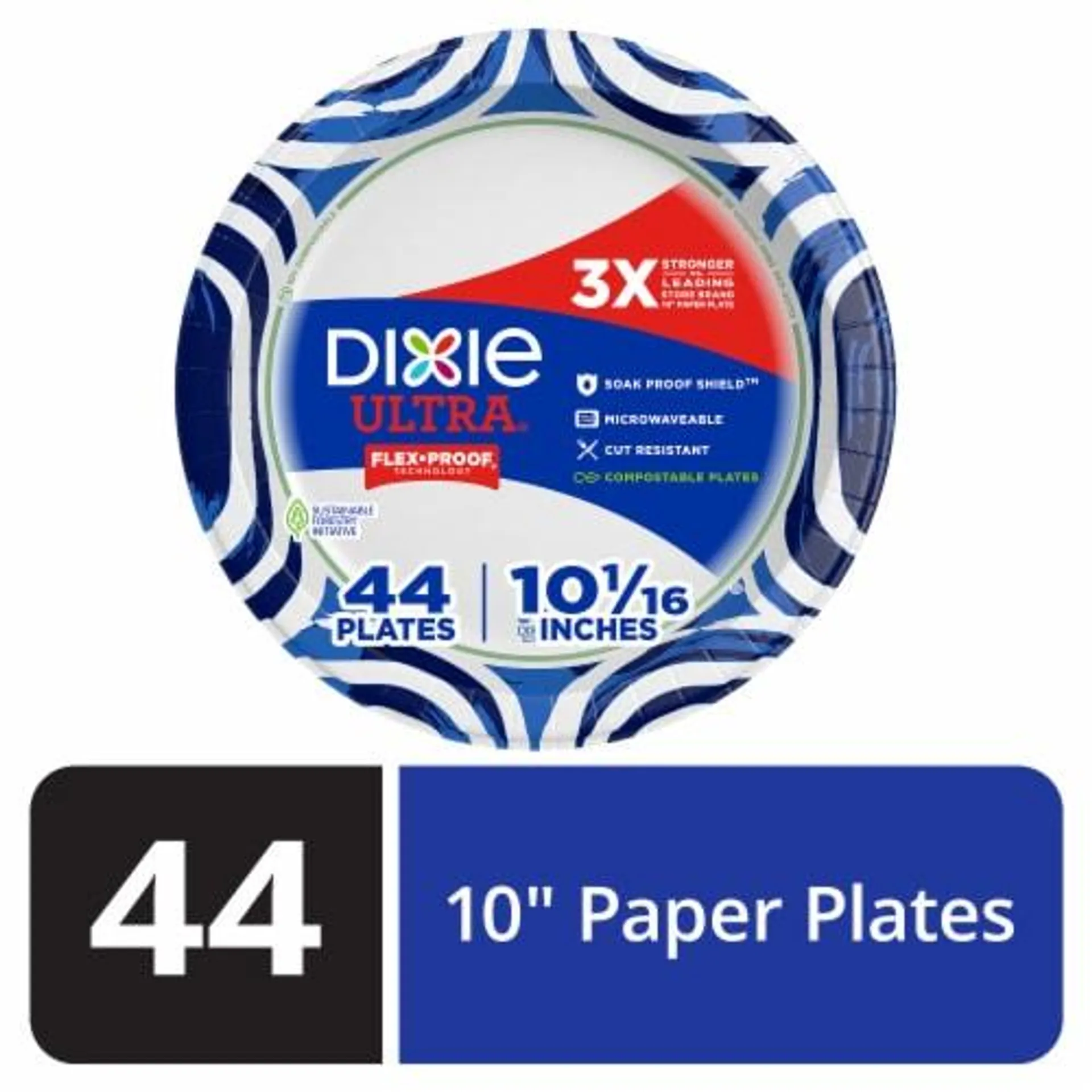 Dixie Ultra® Paper Plates 10 Inch Disposable Plate