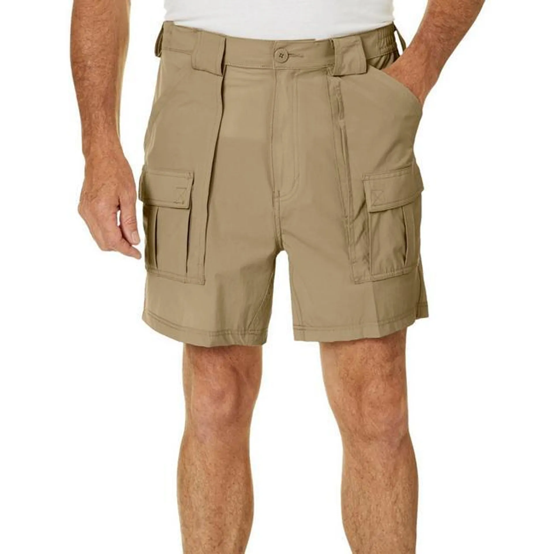 Weekender Mens Solid Trader Comfortex Cargo Shorts