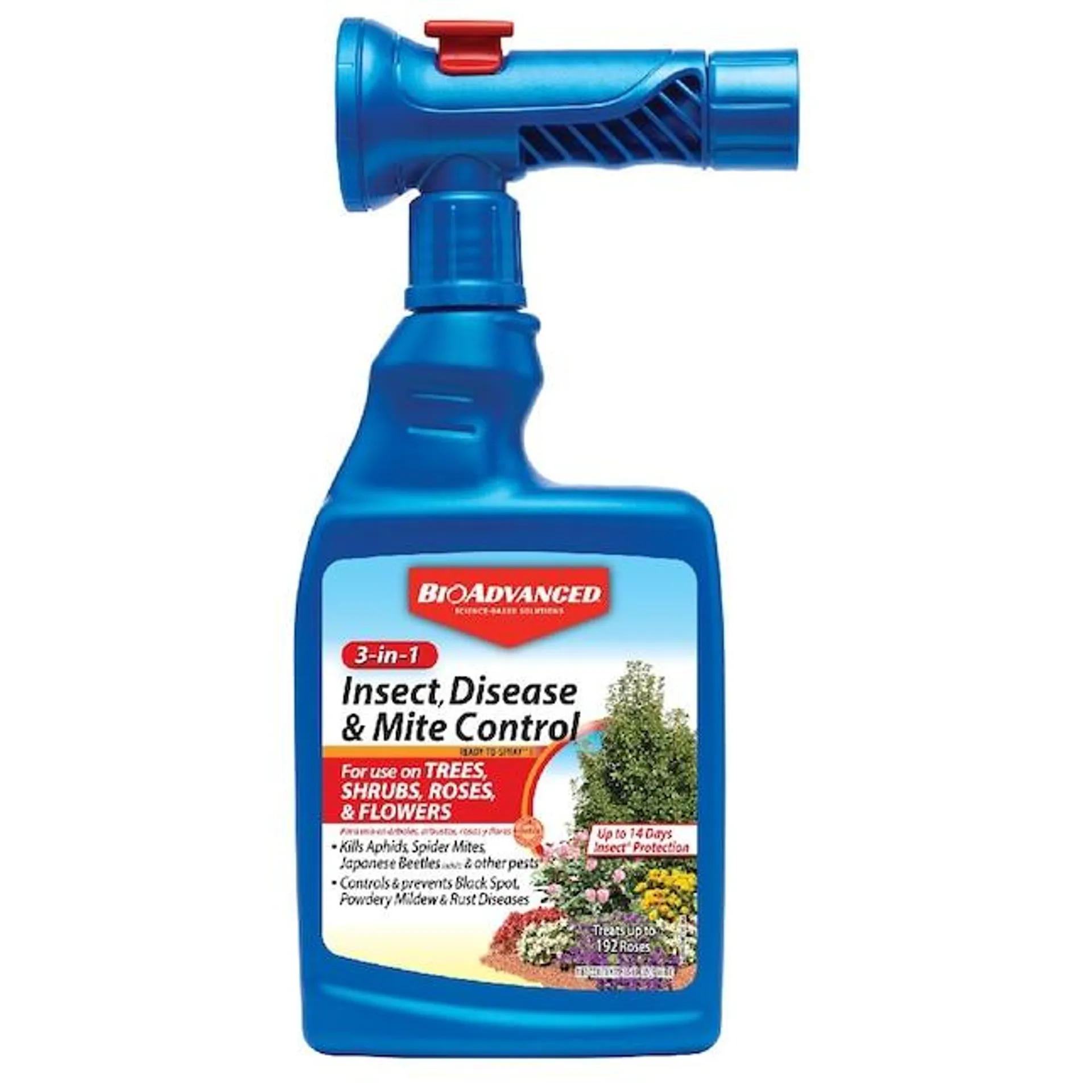 BioAdvanced 32-fl oz 3-in-1 Insect, Disease and Mite Control Hose End Sprayer