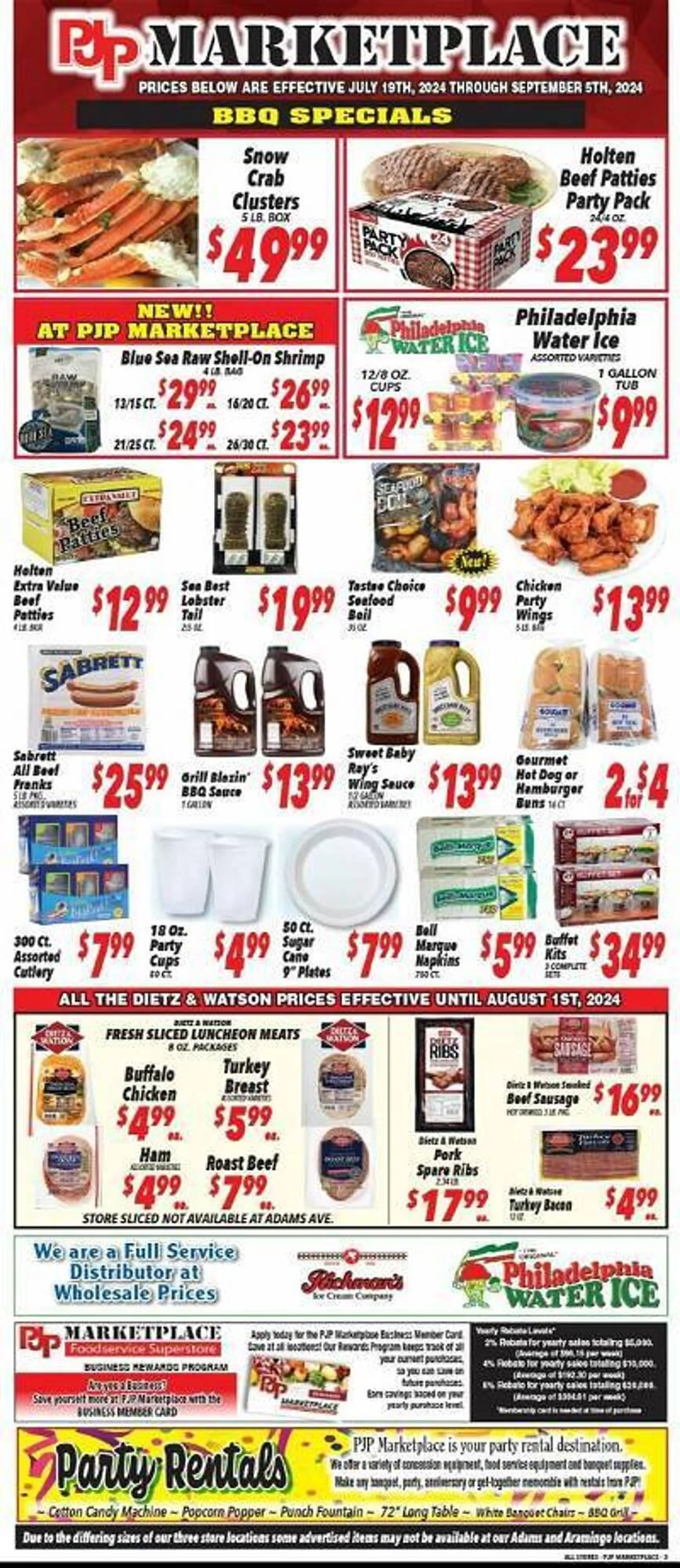 Weekly ad PJP Marketplace Weekly Ad from July 19 to July 25 2024 - Page 3