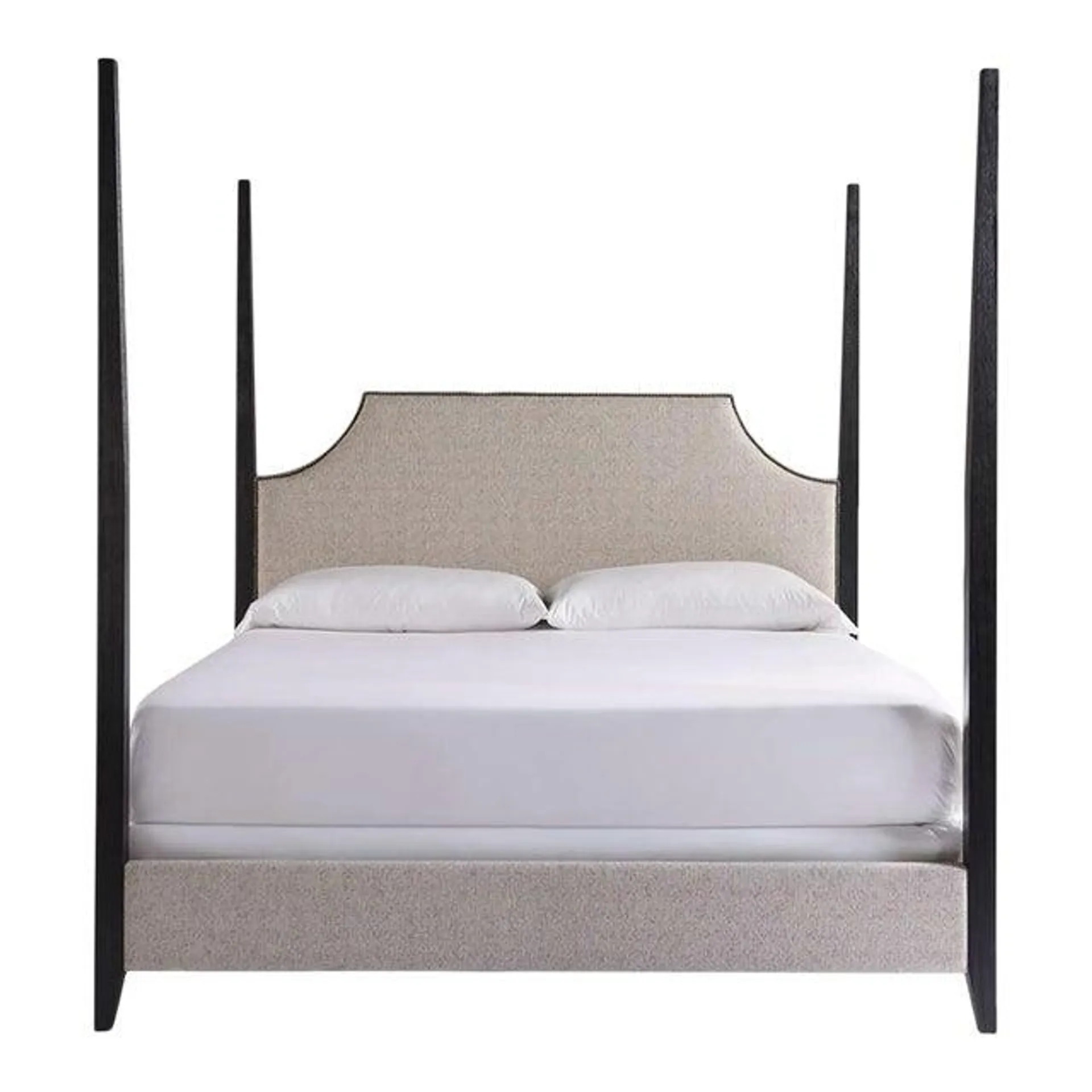 Transitional Gramercy Stanton Bed King 66, Silver