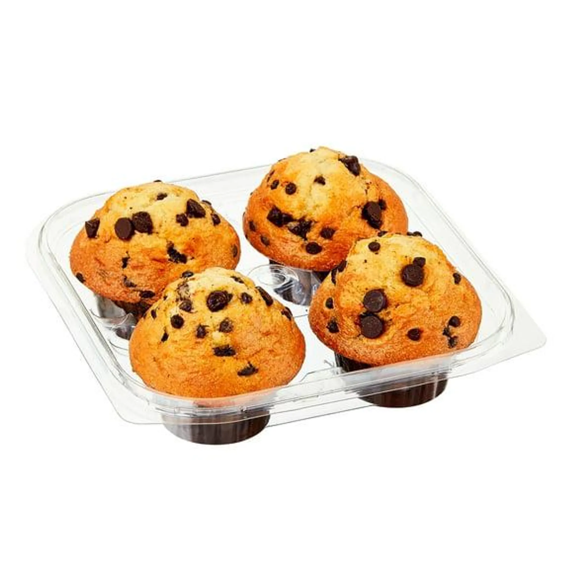 Marketside Chocolate Chip Muffins, 14 oz, 4 Count