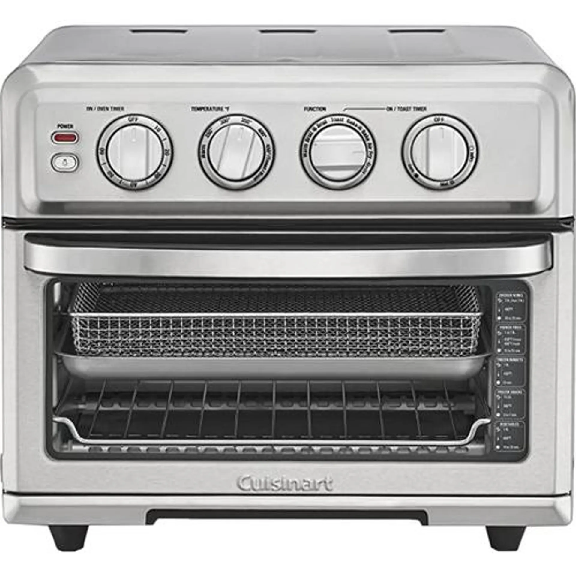 Air Fryer Toaster Oven in Stainless Steel with Grill