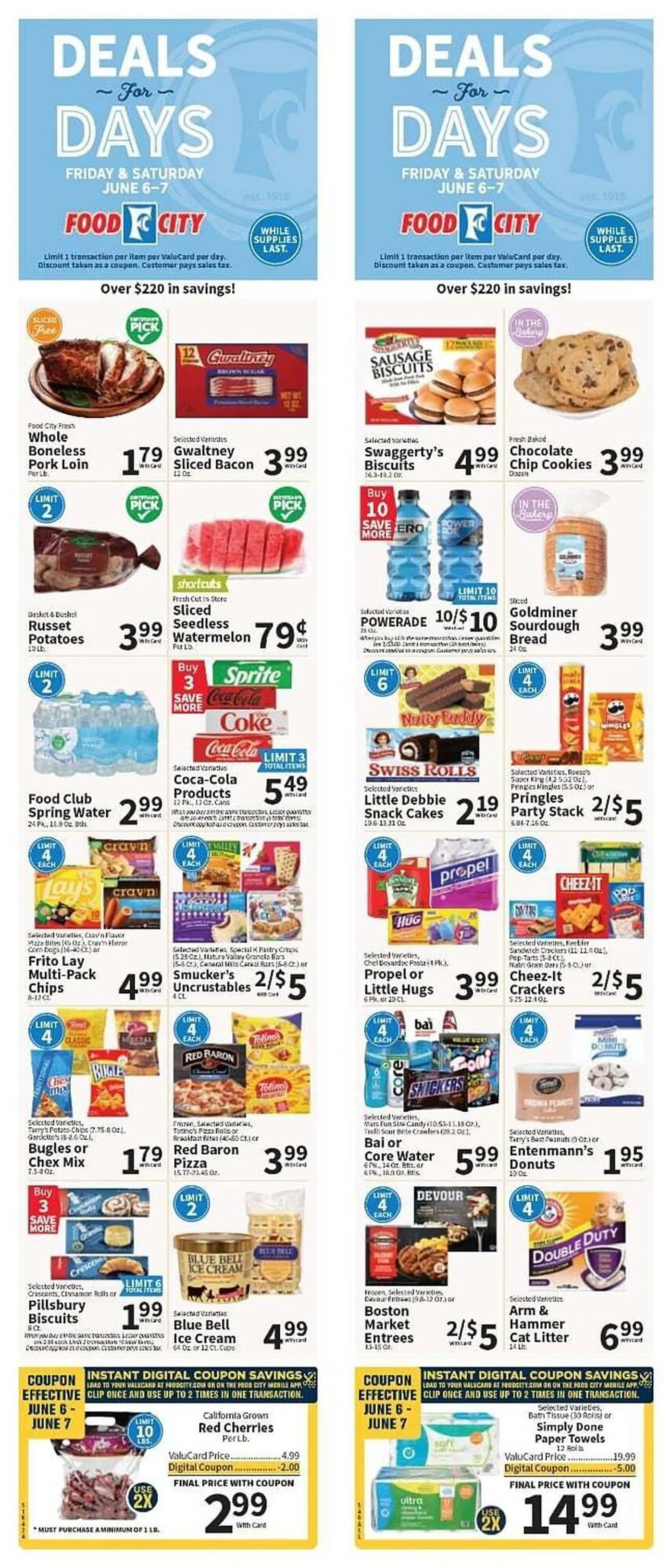 Weekly ad Food City Weekly Ad from June 6 to June 7 2025 - Page 1