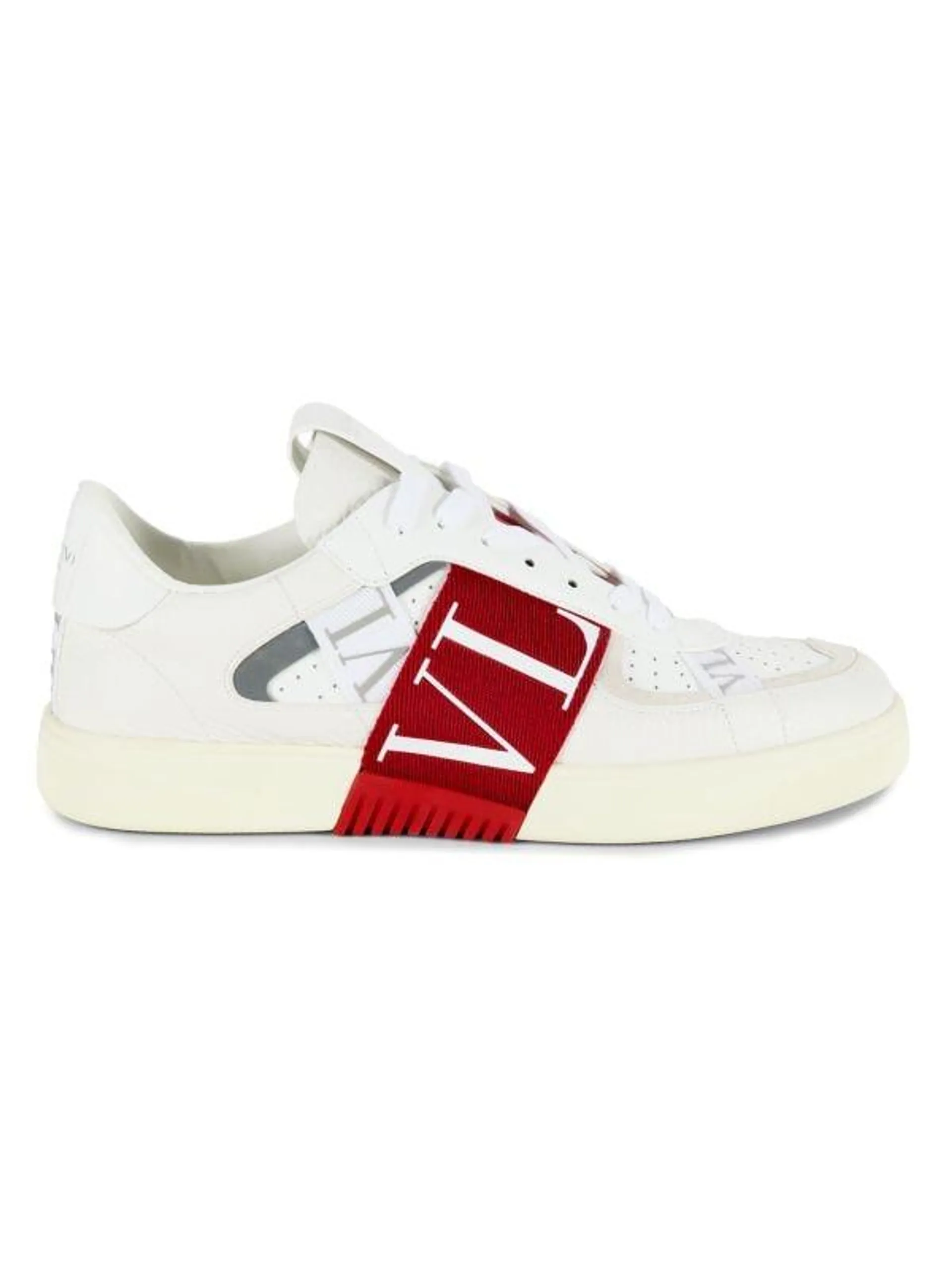 Logo Leather Platform Sneakers