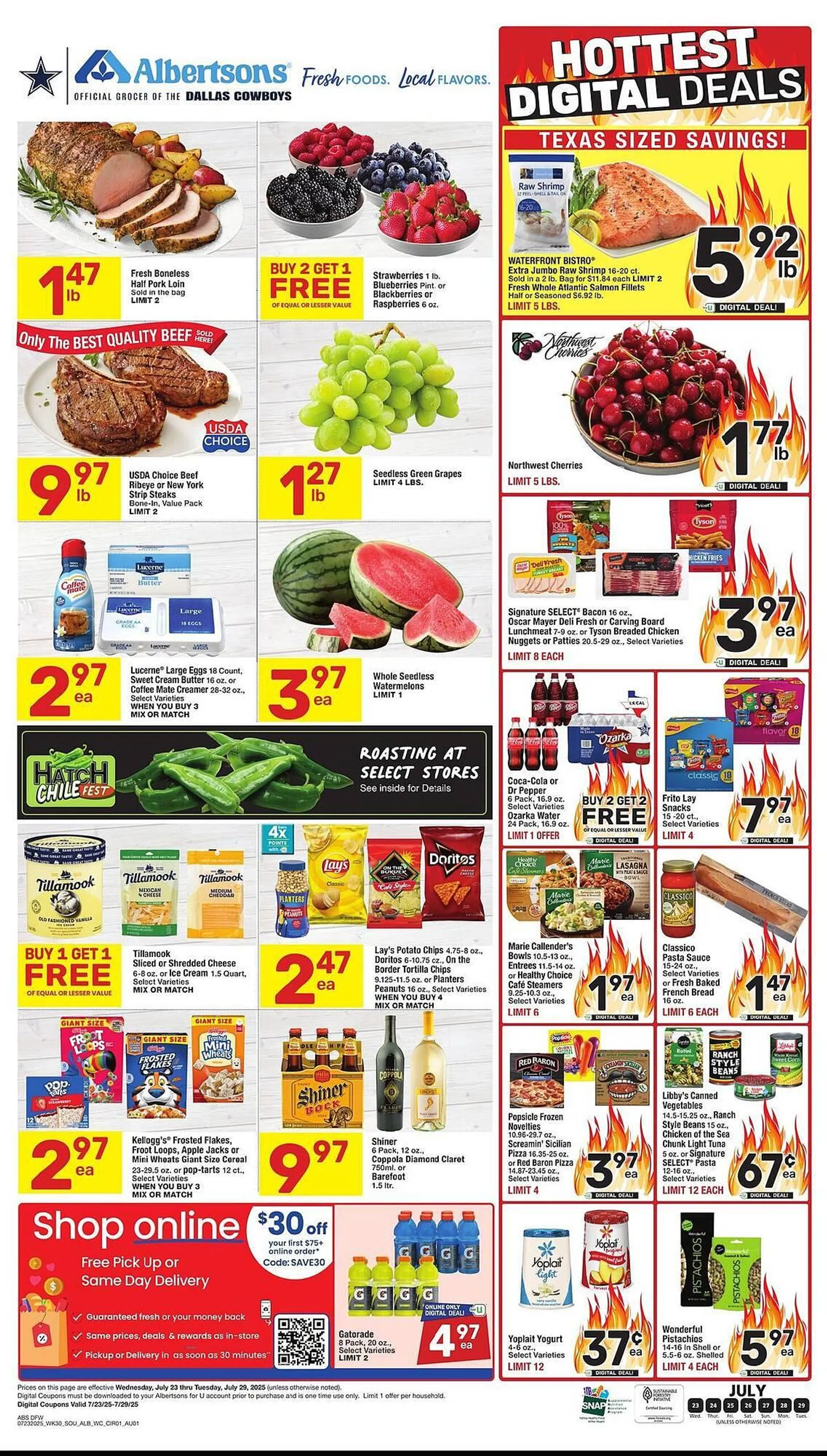 Weekly ad Albertsons Weekly Ad from July 23 to July 29 2025 - Page 1