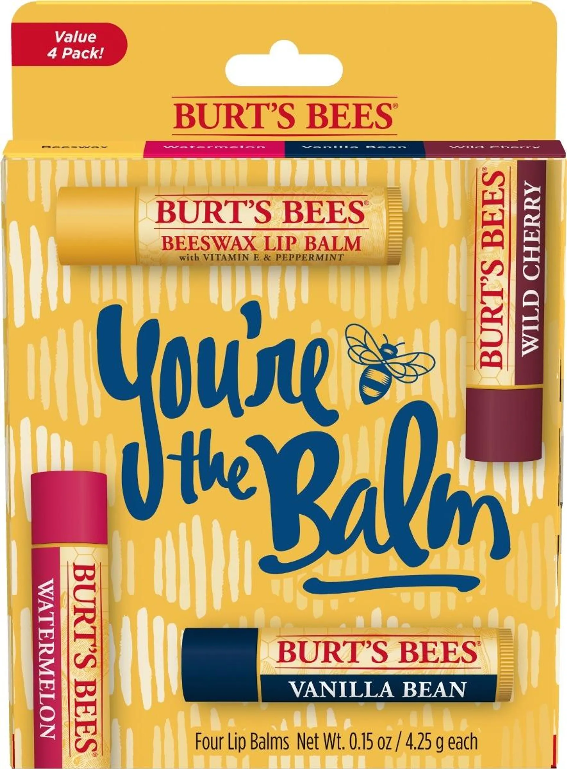 You're the Balm Lip Balm, 4 pack