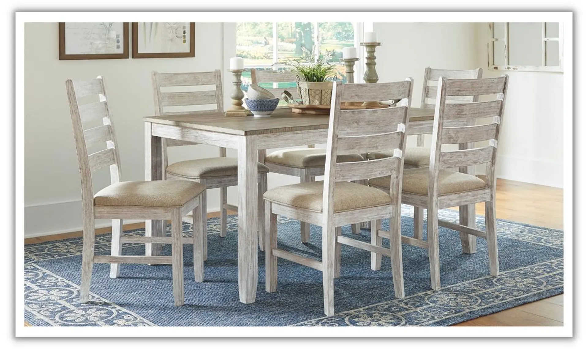 Ashley Skempton 7 Pieces Dining Room Set