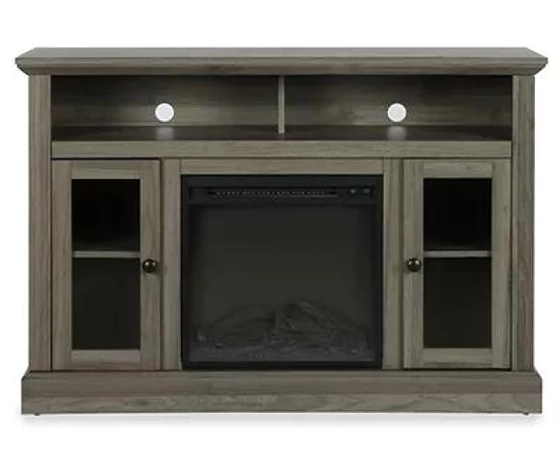 47" Grandcastle Rustic Gray Electric Fireplace Console