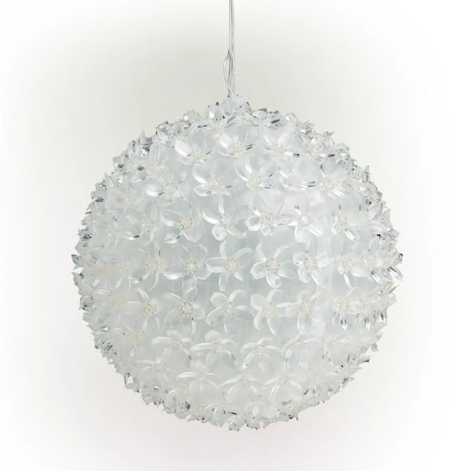 Alpine Corporation White Ball Jumbo Indoor/Outdoor Ornament