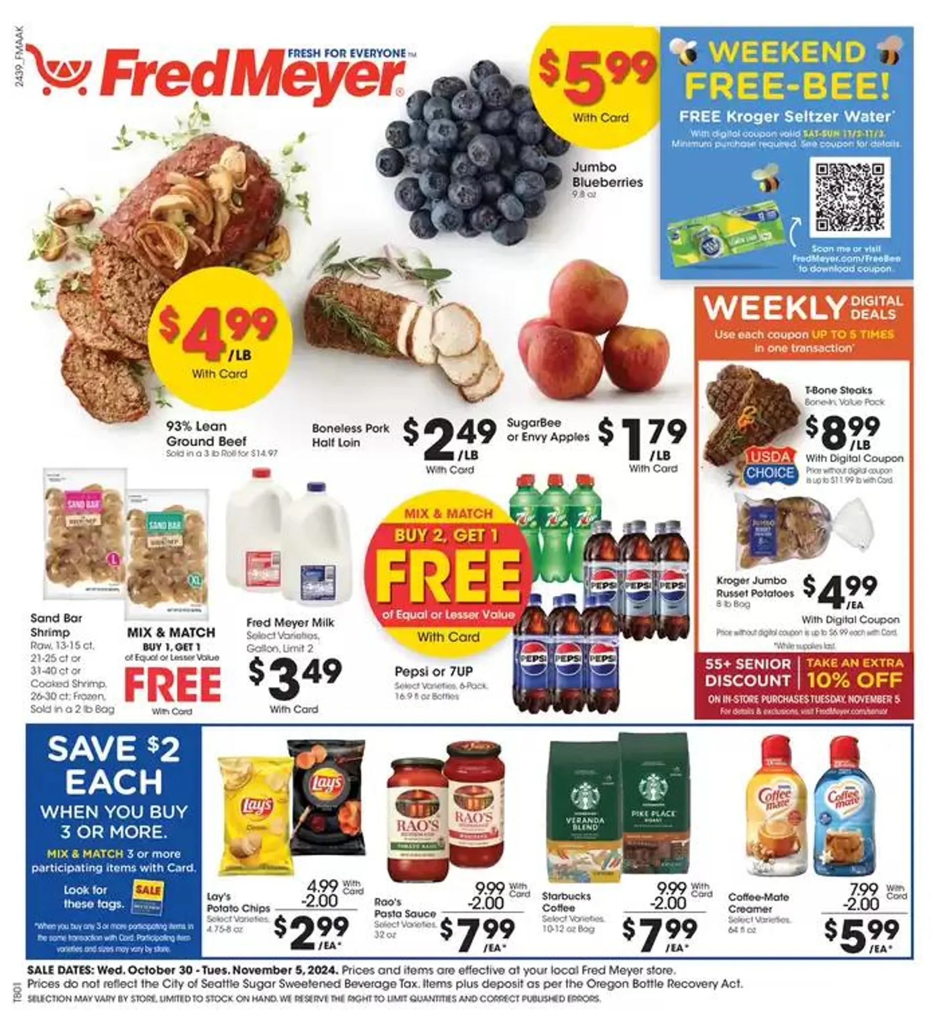 Weekly ad Current bargains and offers from October 30 to November 5 2024 - Page 1