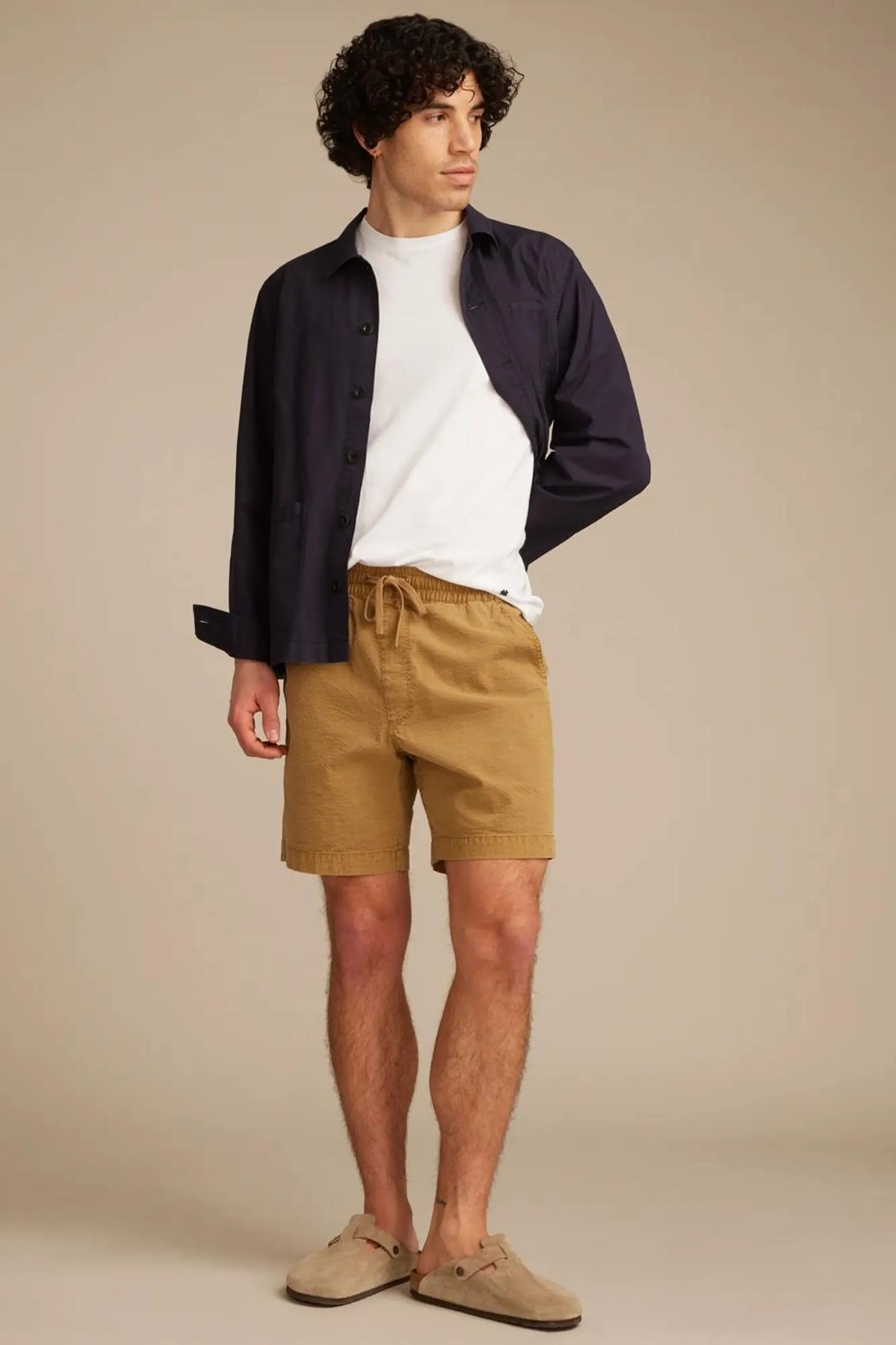 pull on seersucker short