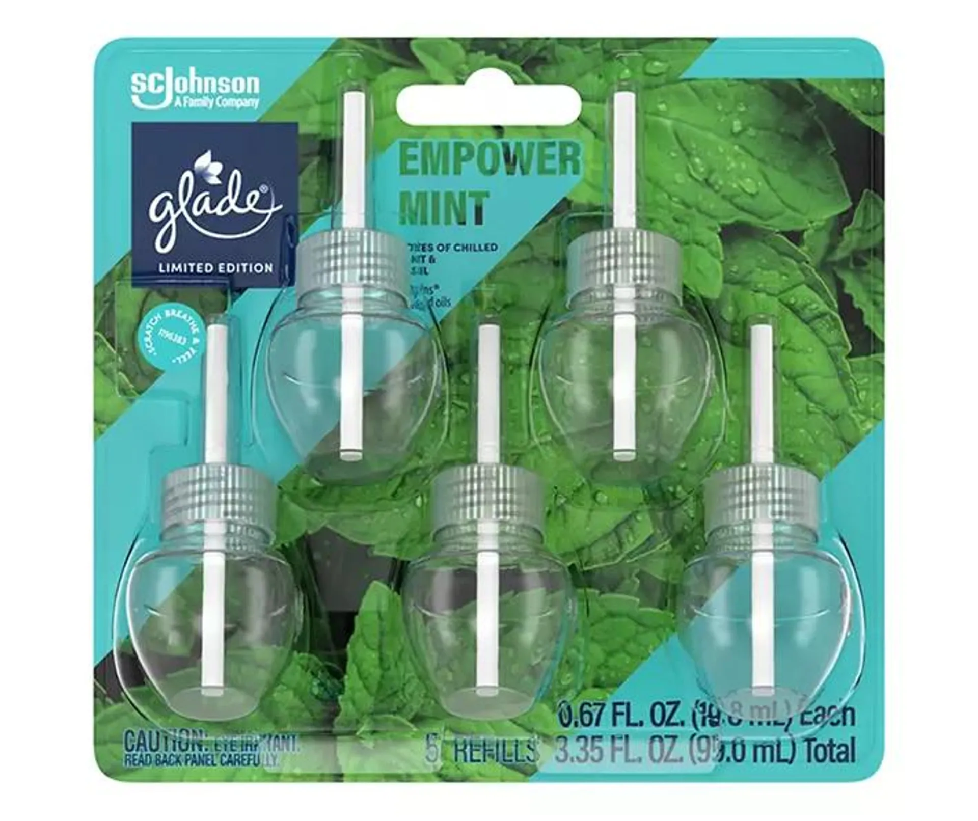 Empower Mint Plugins Scented Oil Refill, 5-Pack