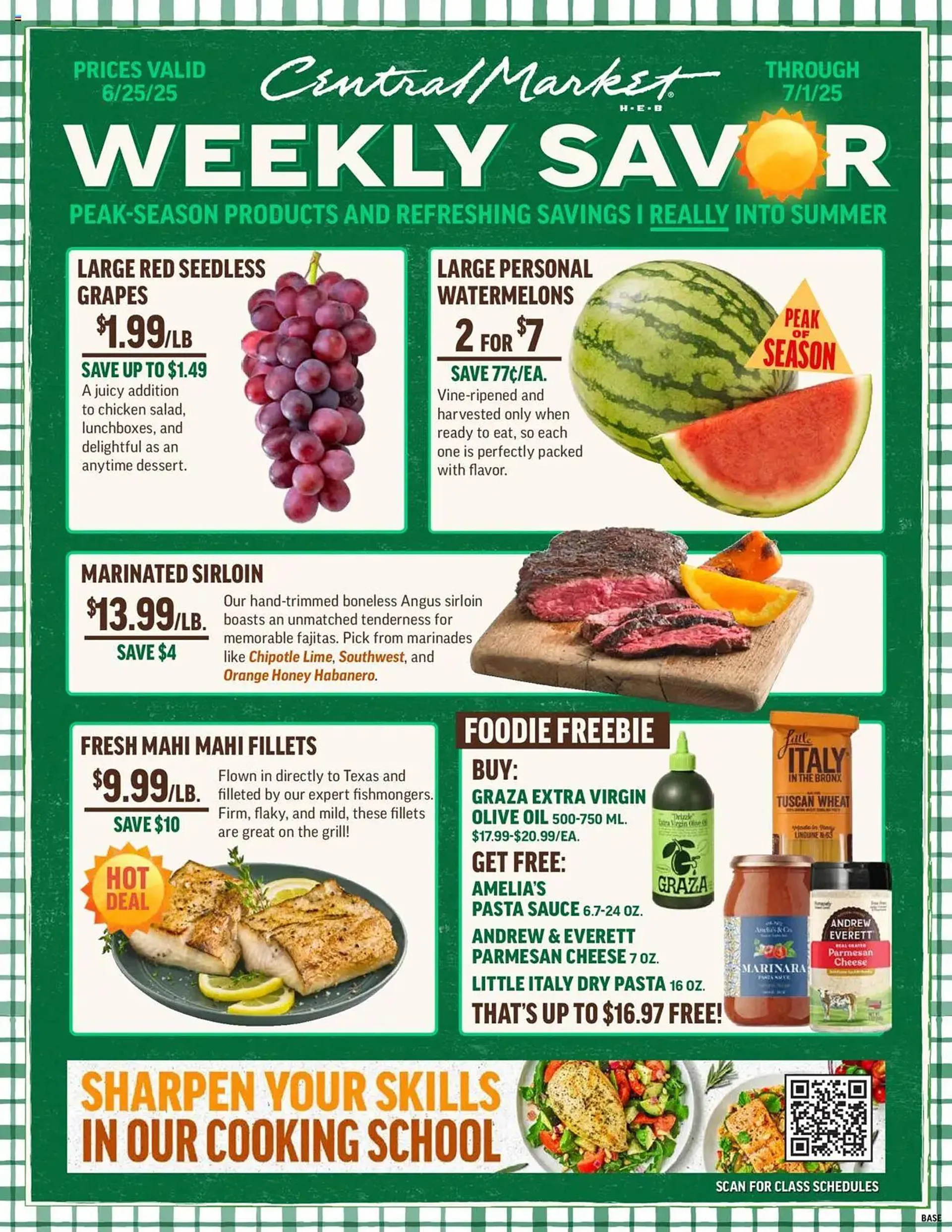 Weekly ad Central Market Weekly Ad from June 25 to July 1 2025 - Page 1