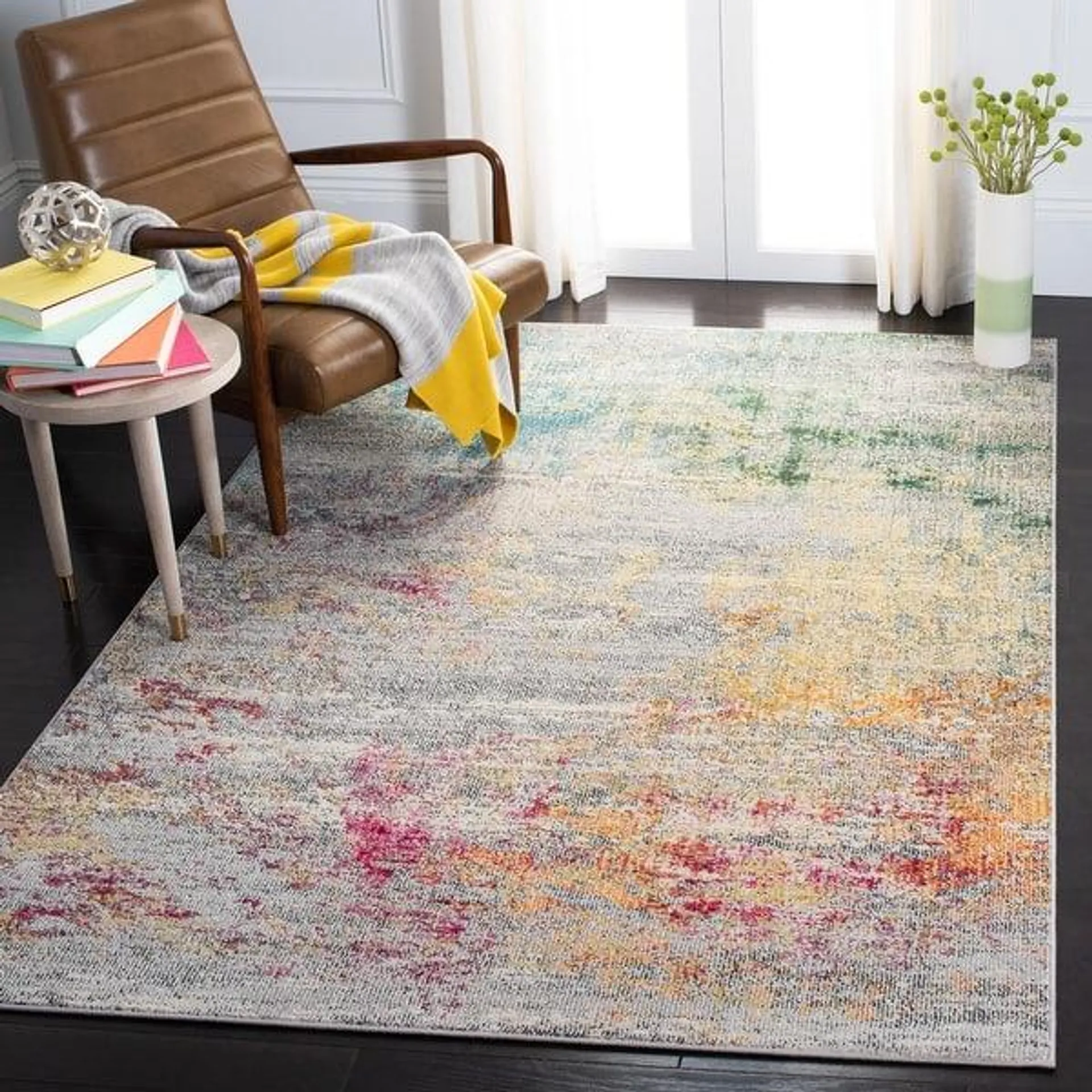 SAFAVIEH Madison Memnuna Modern Abstract Rug