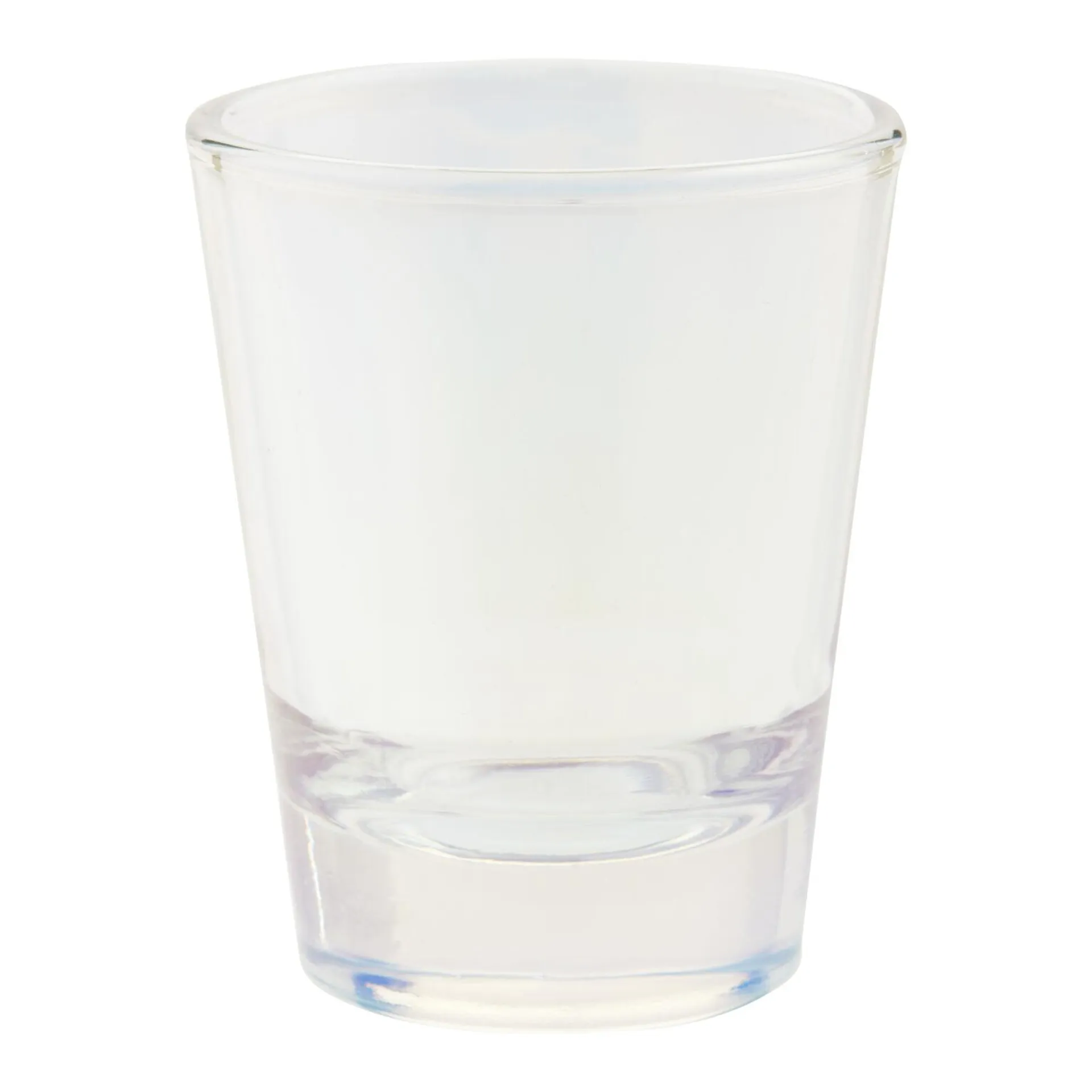 Modern Iridescent Shot Glass Set of 2