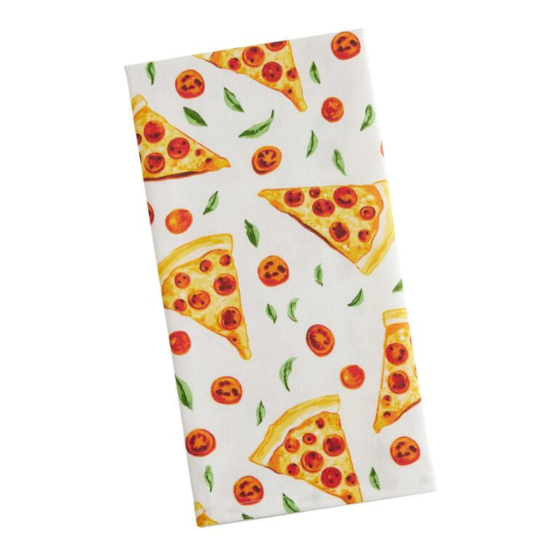 Pizza Print Kitchen Towel