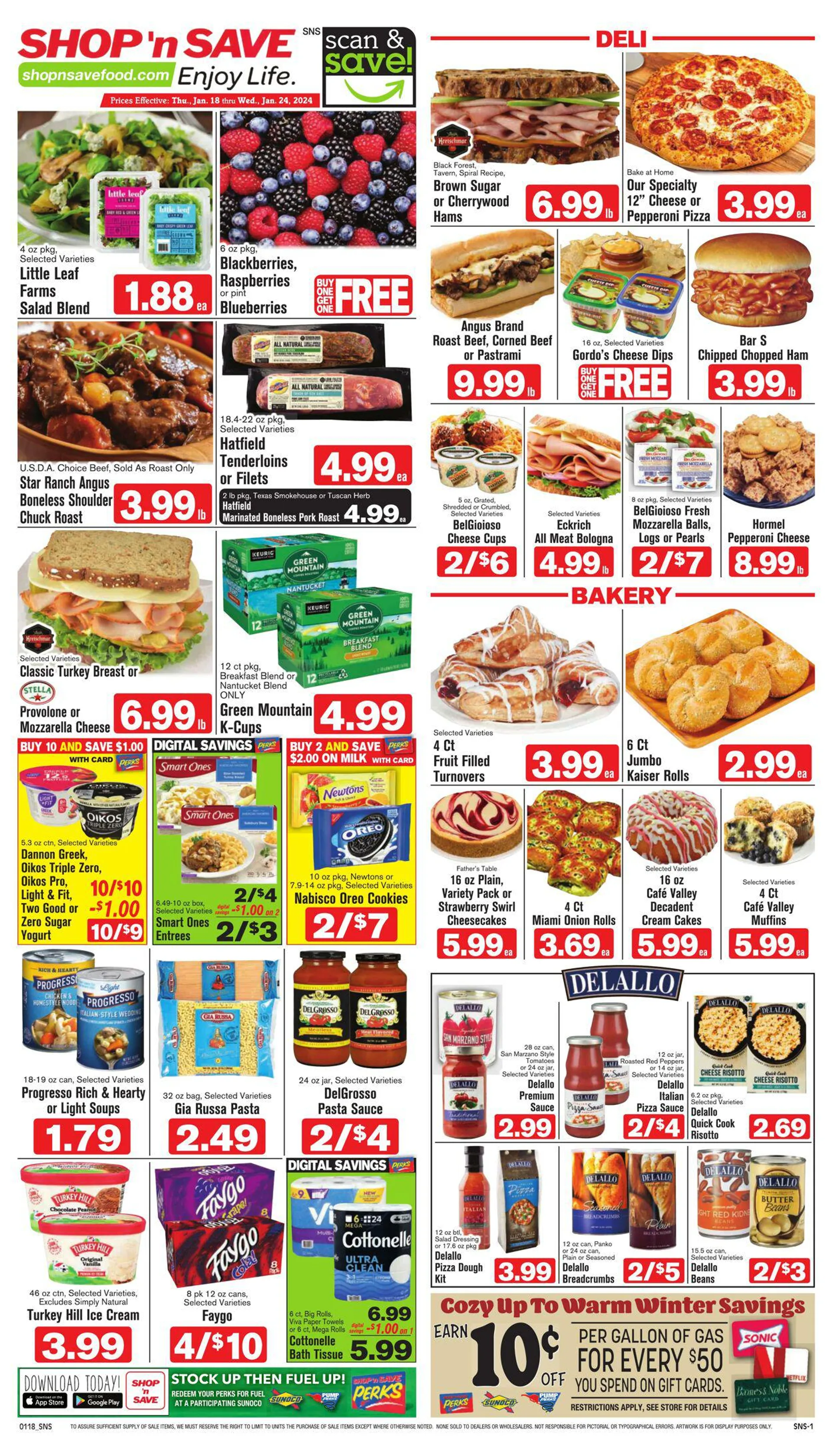 Weekly ad Shop'n Save from January 18 to January 24 2024 - Page 1