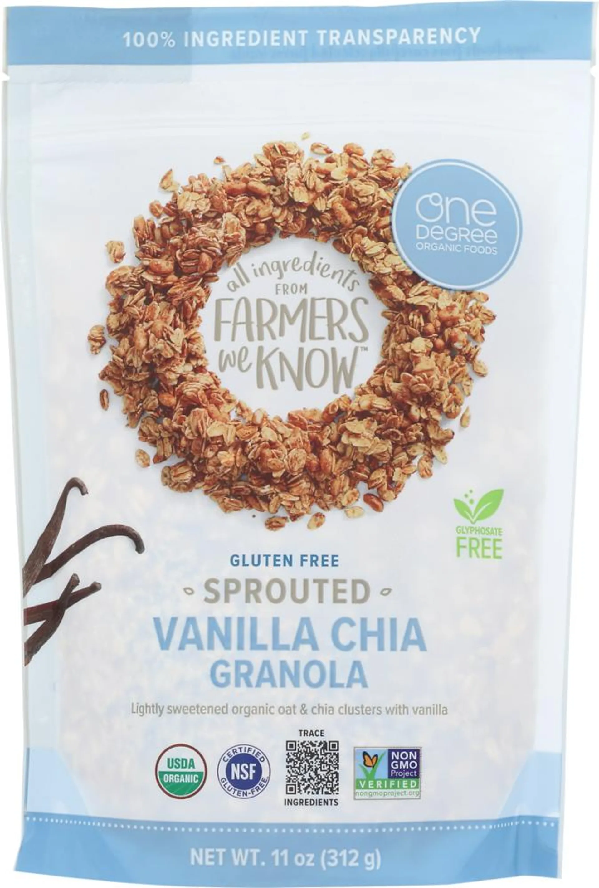 Organic Sprouted Vanilla Chia Granola