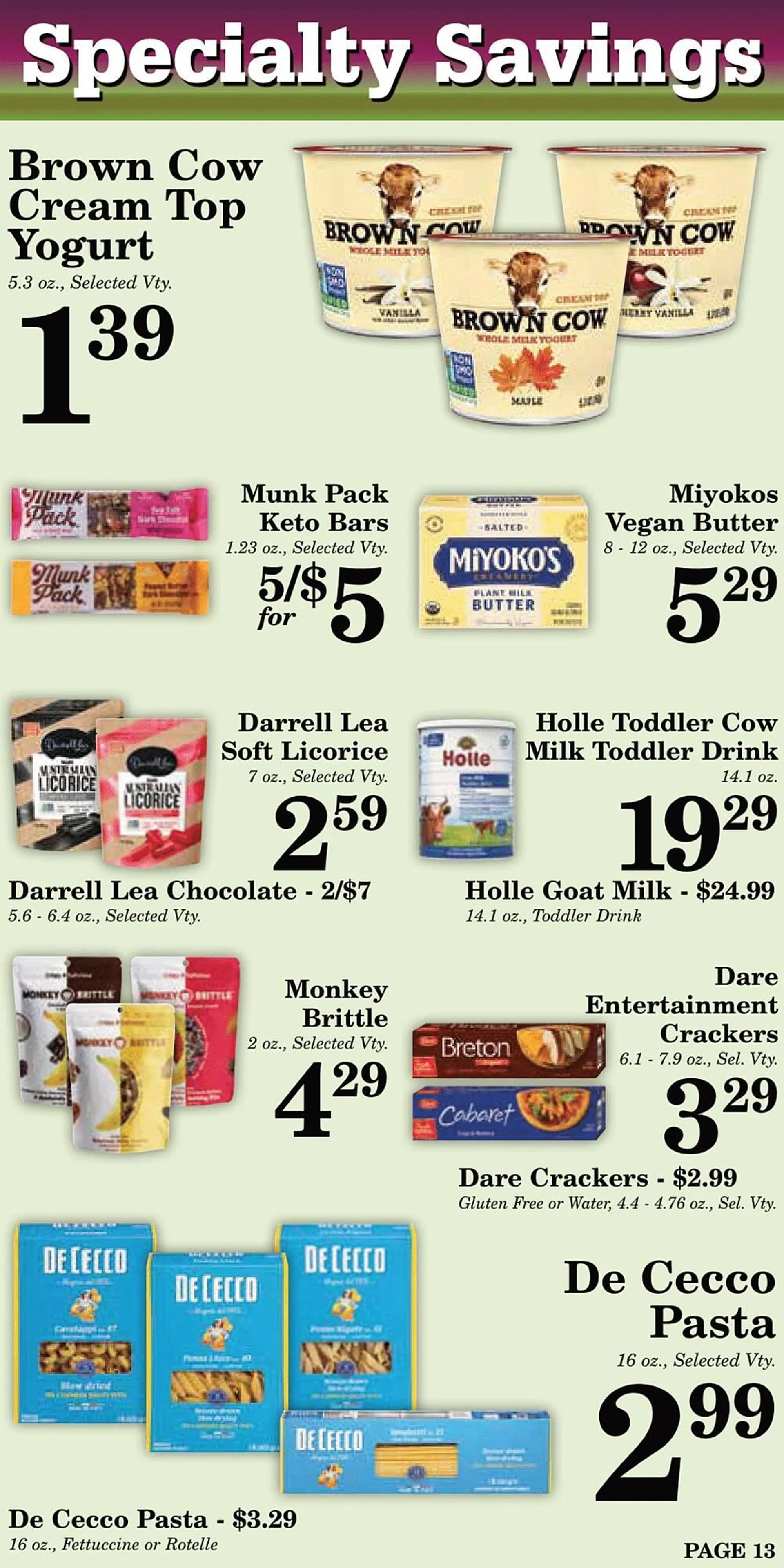 Weekly ad Harvest Foods ad from January 2 to January 28 2025 - Page 14