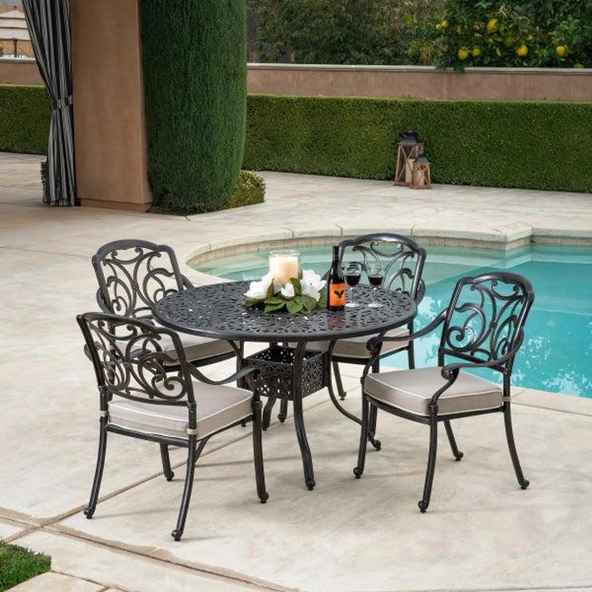 San Paulo 5-piece Patio Dining Set