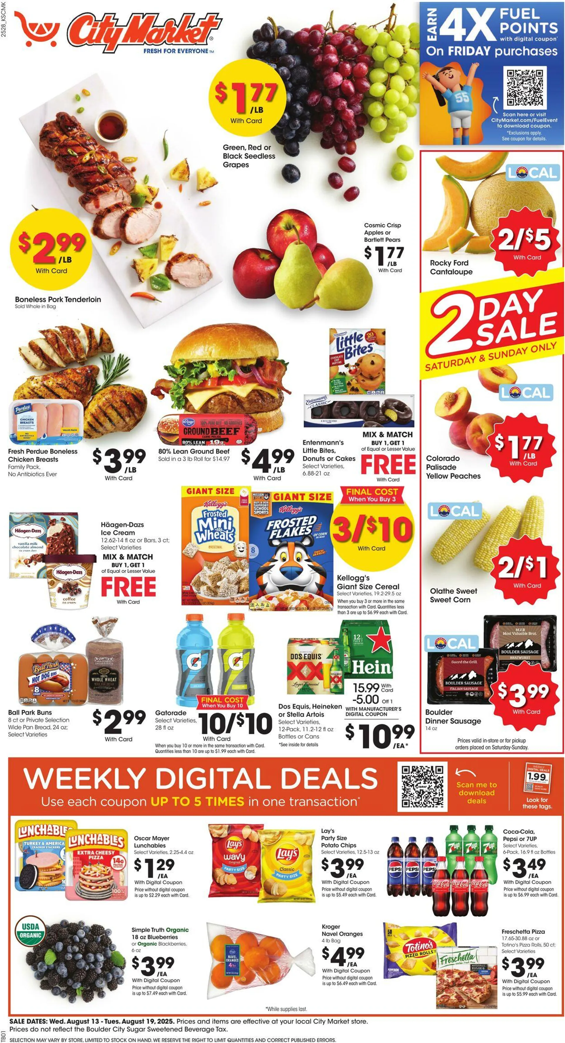 Weekly ad City Market from August 13 to August 19 2025 - Page 1