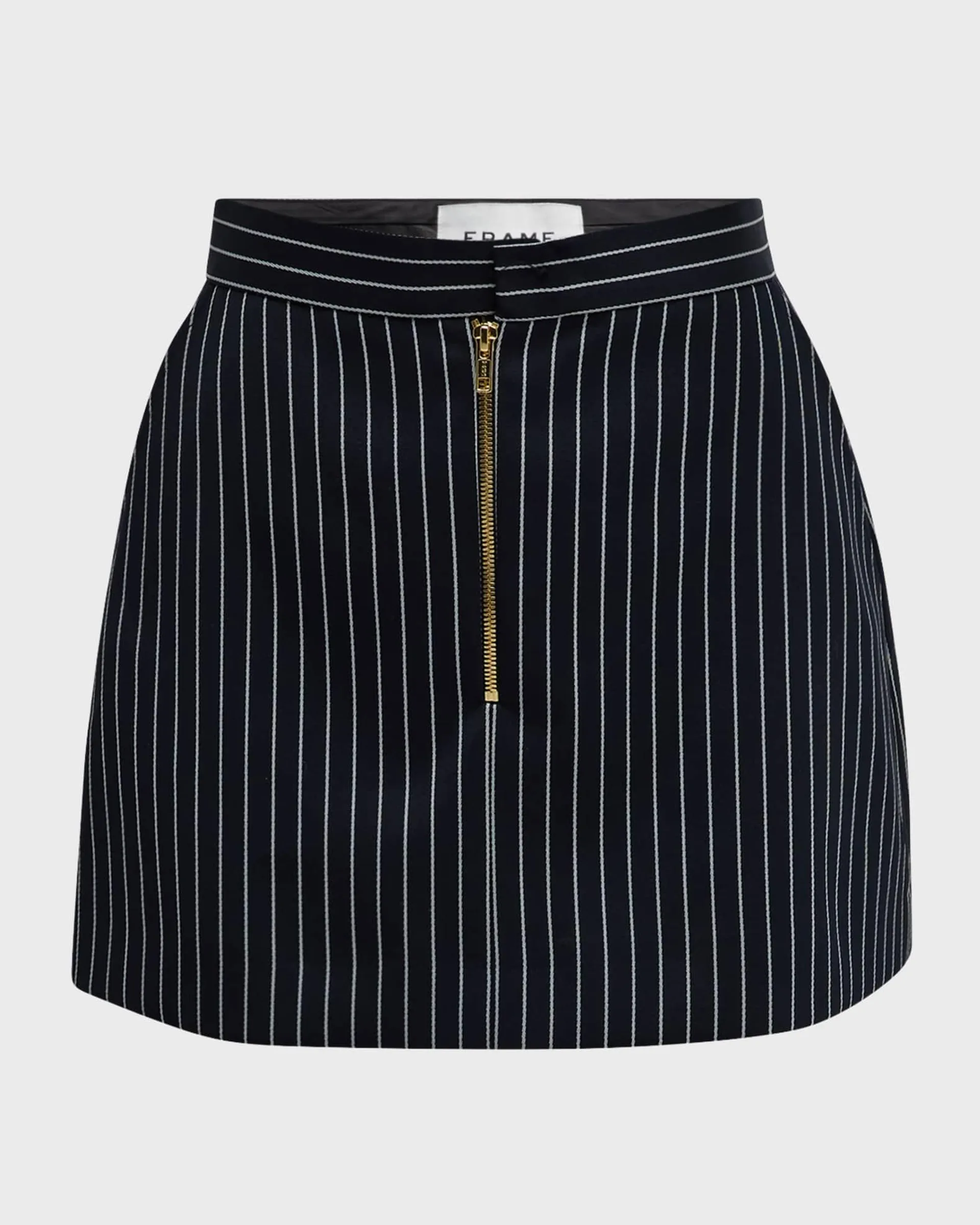 Tailored Pinstripe Mini Skirt