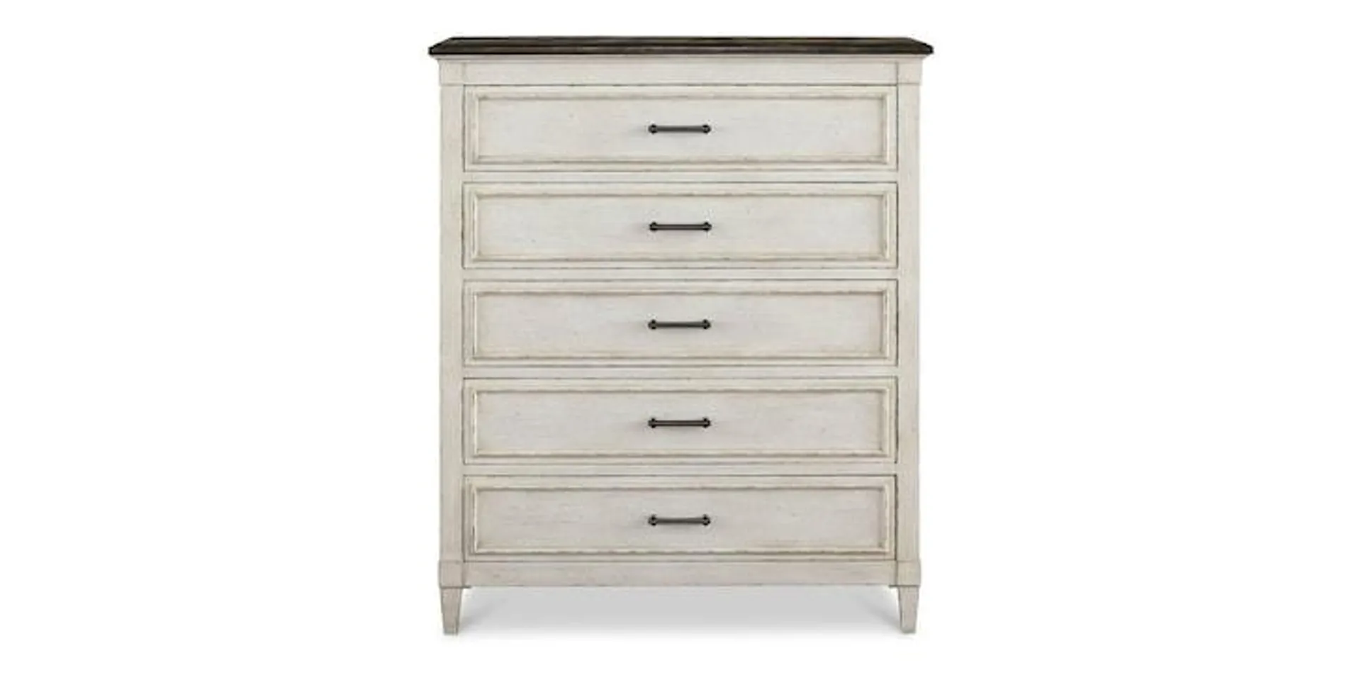 Bella Stone Top 5 Drawer Chest