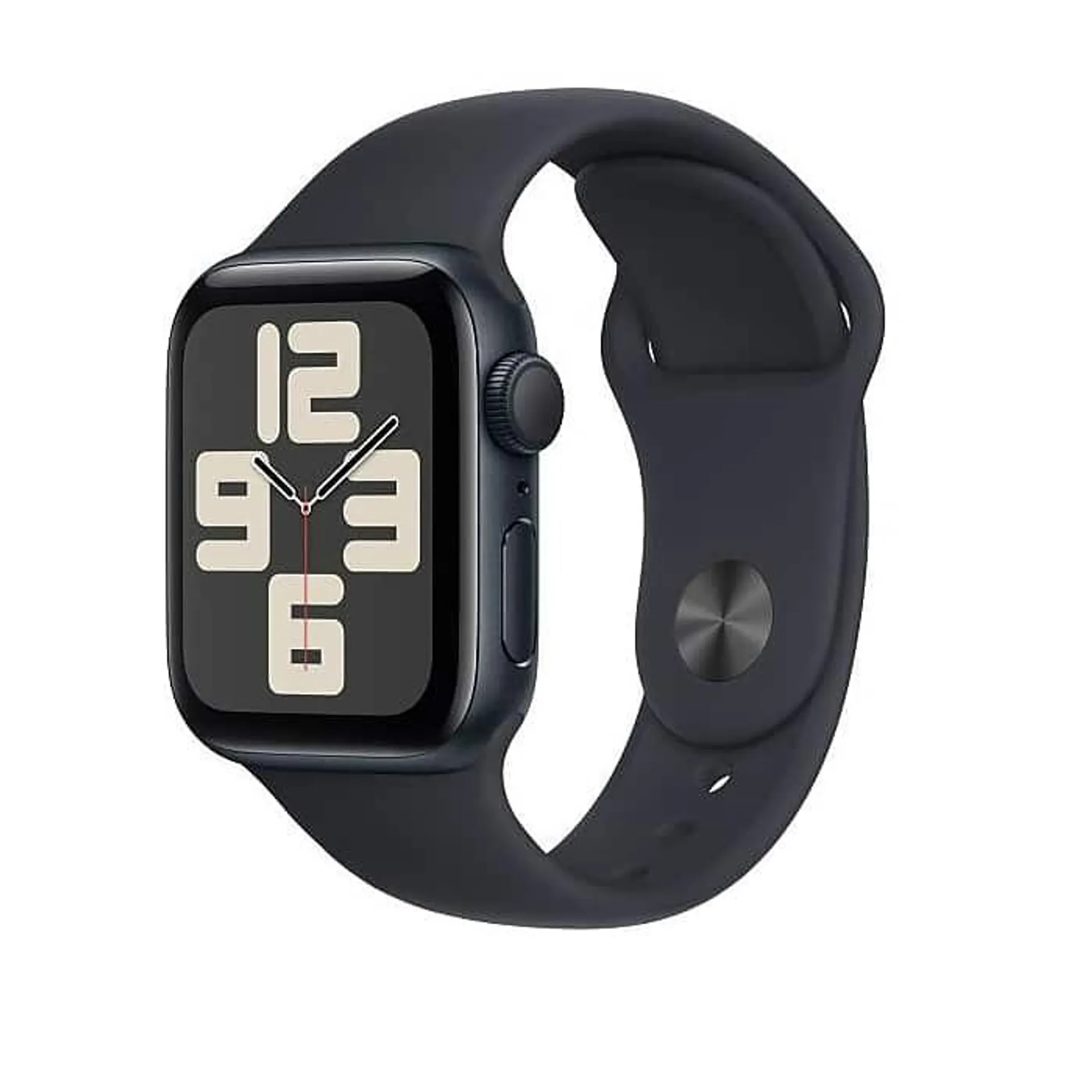 Apple Watch SE GPS 40mm Midnight Aluminum Case with M/L Midnight Sport Band (MR9Y3LL/A)