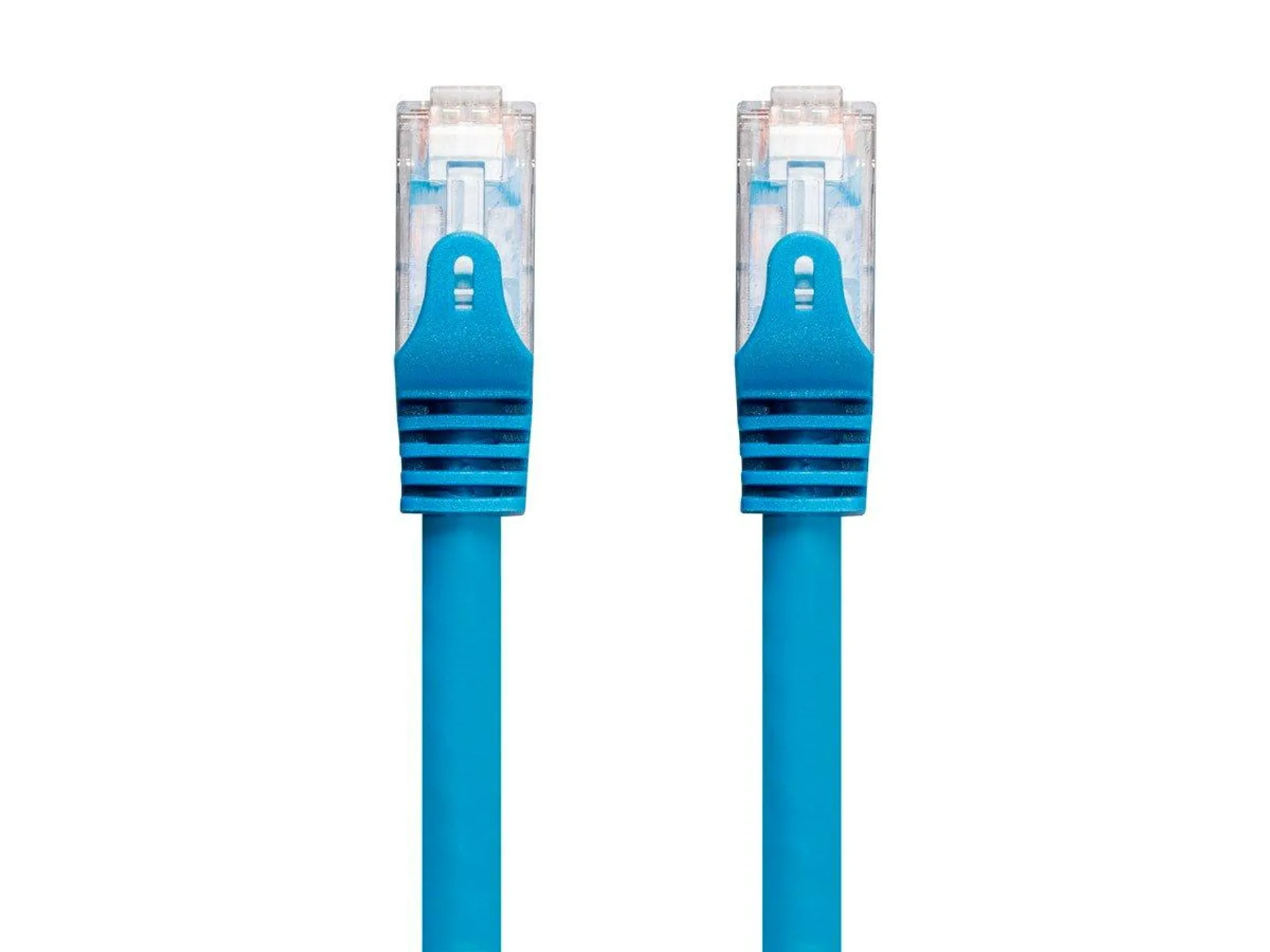 Monoprice Cat6 35ft Blue CMP Patch Cable, UTP, Solid, 23AWG, 550MHz, Pure Bare Copper, Snagless RJ45, Entegrade Series Ethernet Cable