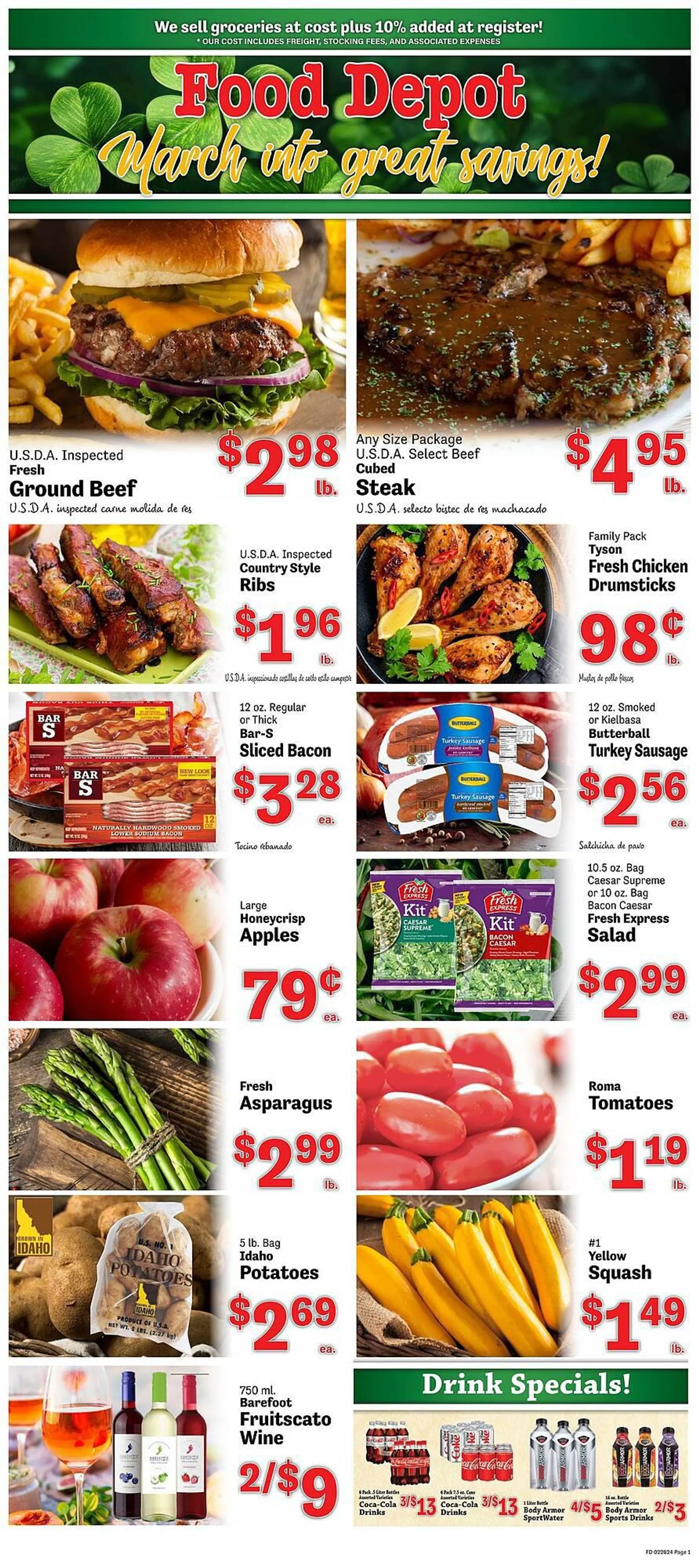 Weekly ad Food Depot Weekly Ad from February 27 to March 3 2024 - Page 1