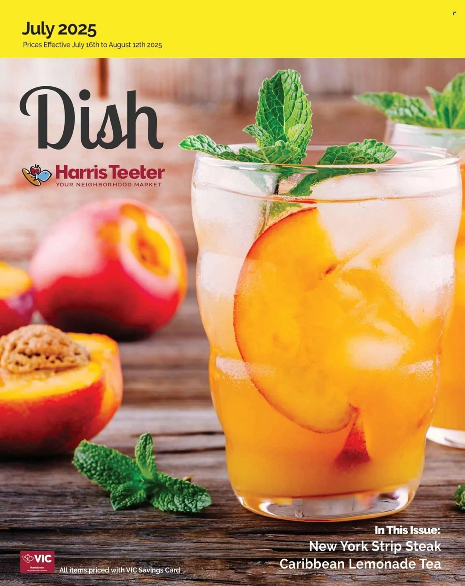 Weekly ad Harris Teeter Weekly Ad from July 16 to August 12 2025 - Page 1