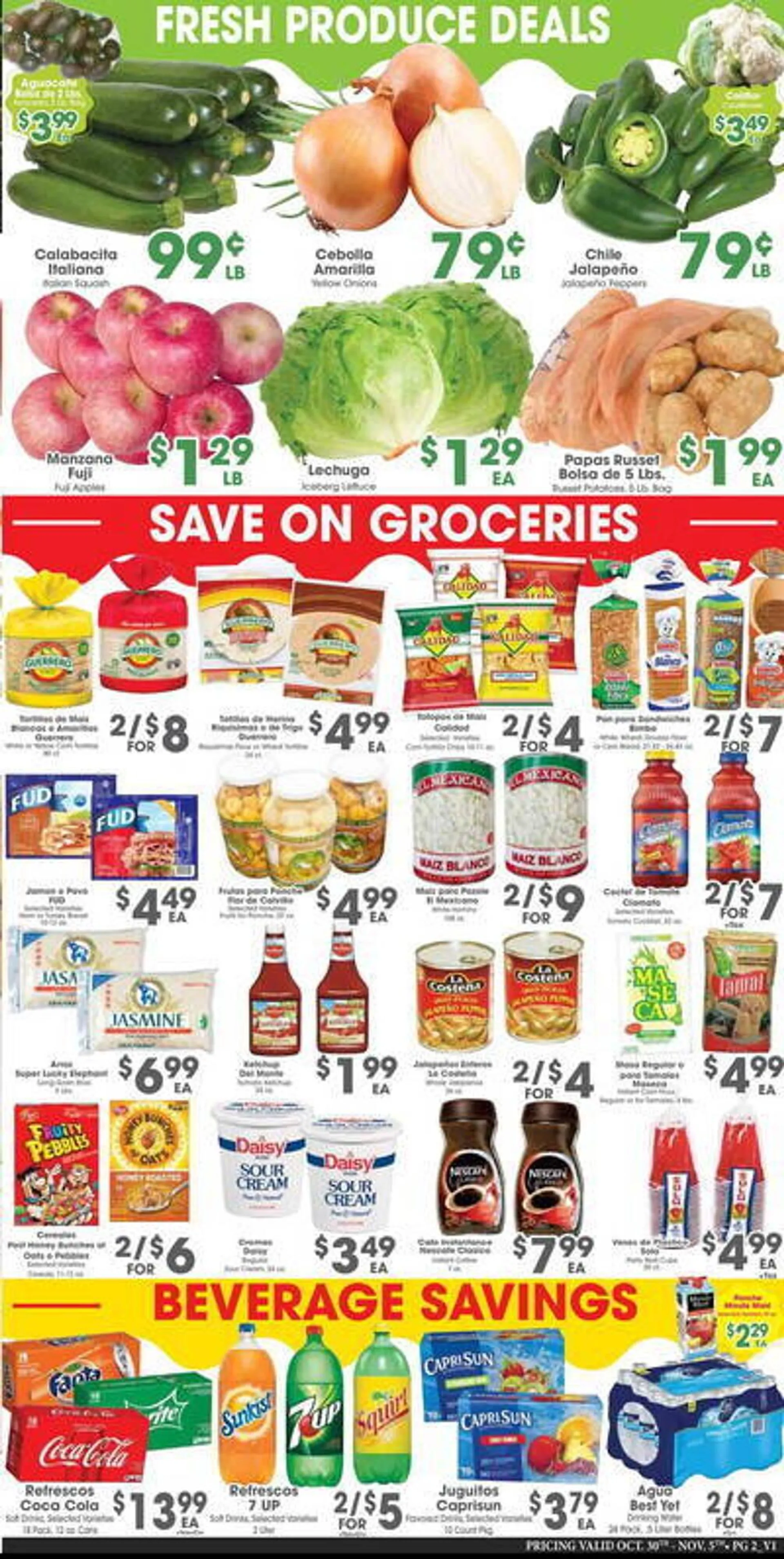 Weekly ad Arteagas Food Center Weekly Ad from October 30 to November 5 2024 - Page 2