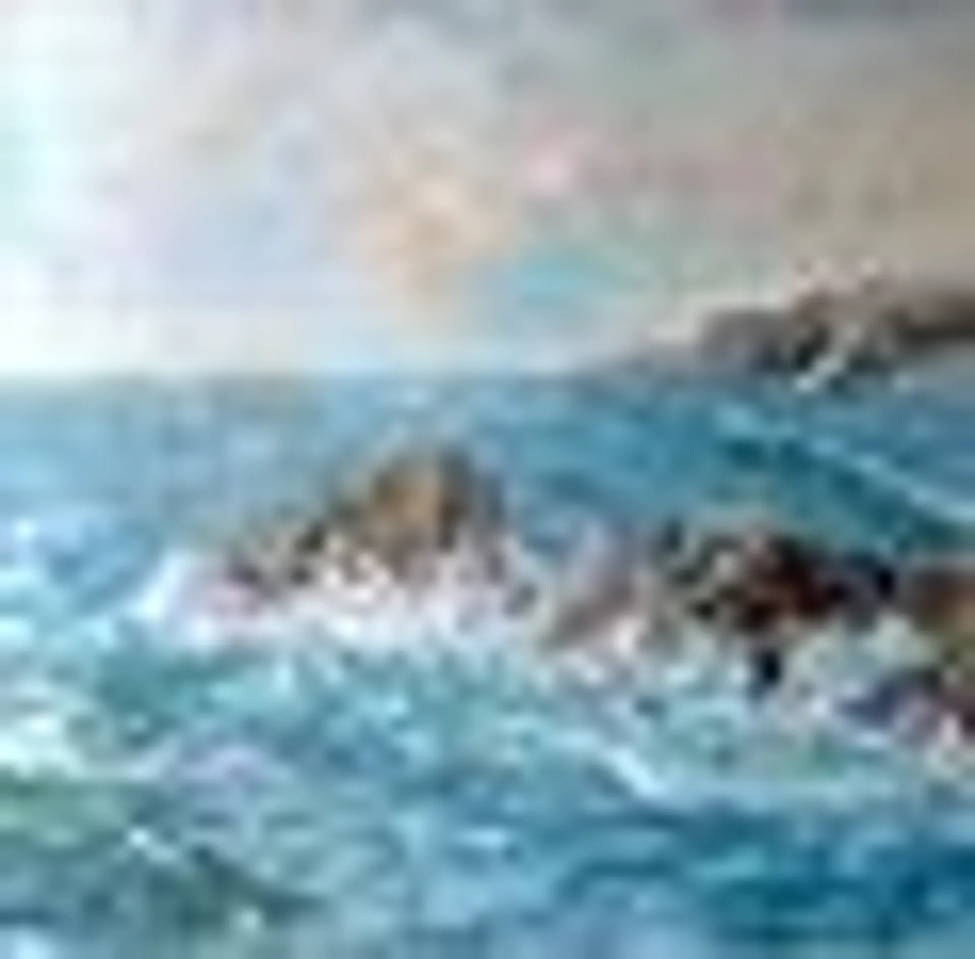 Penny Rumble, Far West Atlantic Seas, 2025, Oil on Canvas