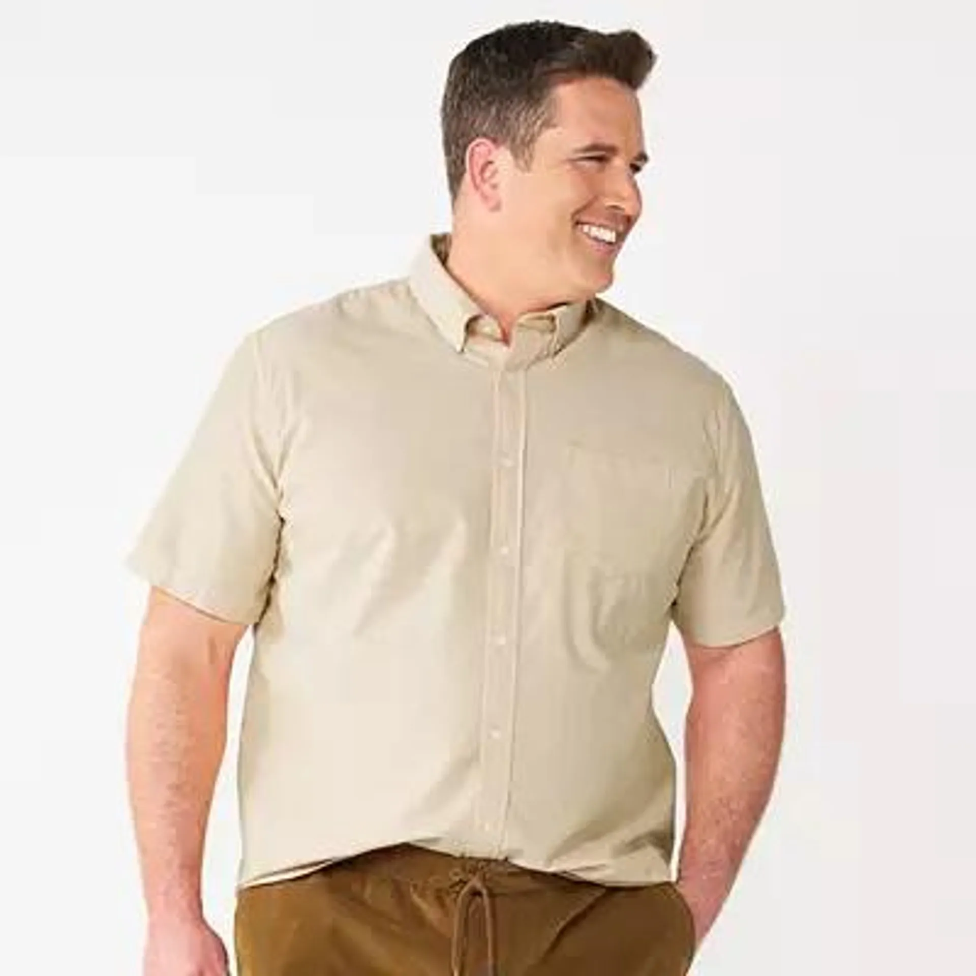 Big & Tall Sonoma Goods For Life® Perfect-Length Button-Down Shirt