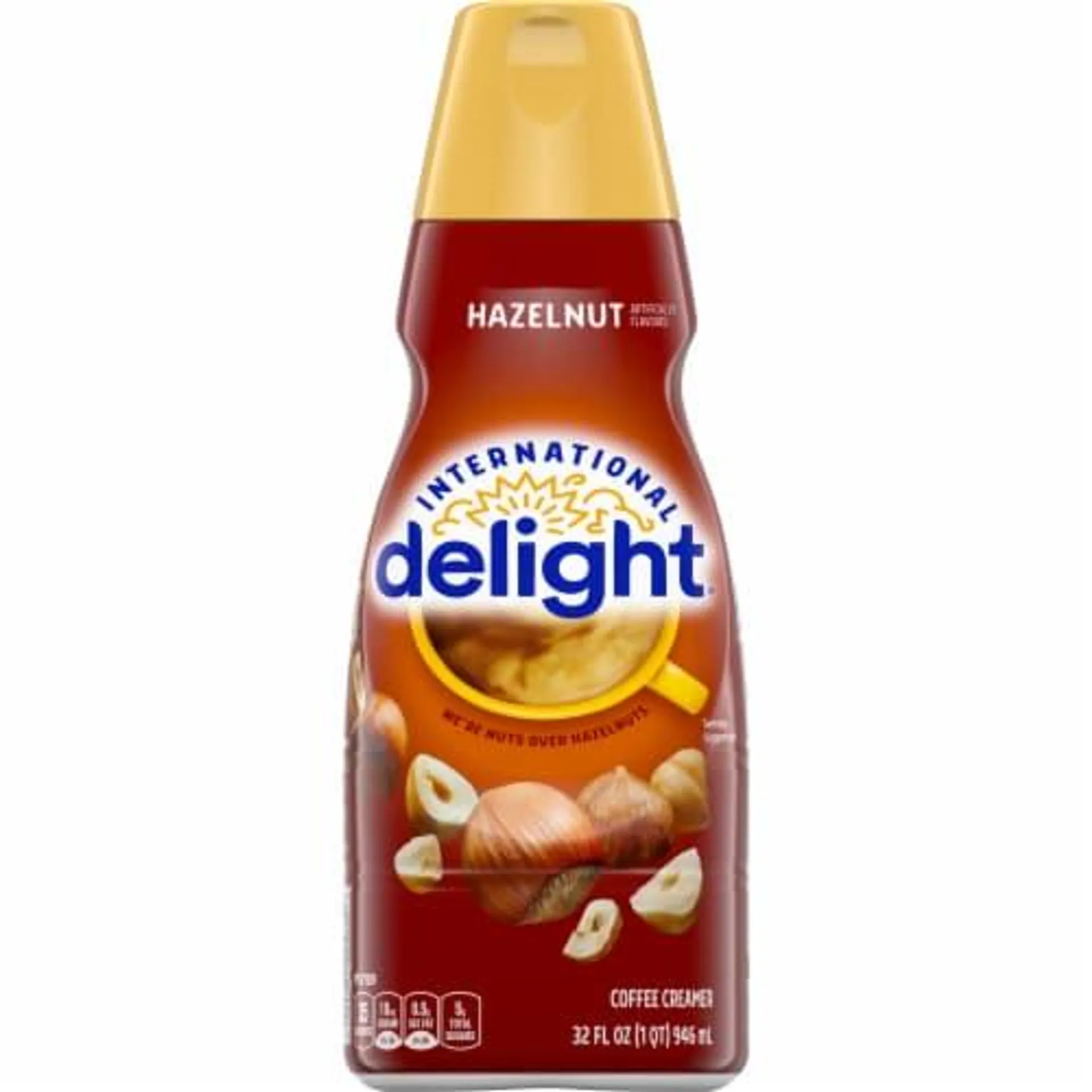 International Delight Hazelnut Coffee Creamer Bottle