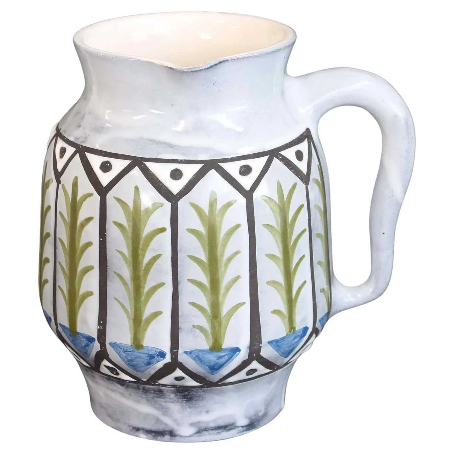 Vintage French Ceramic Pitcher by Roger Capron (circa 1950s)