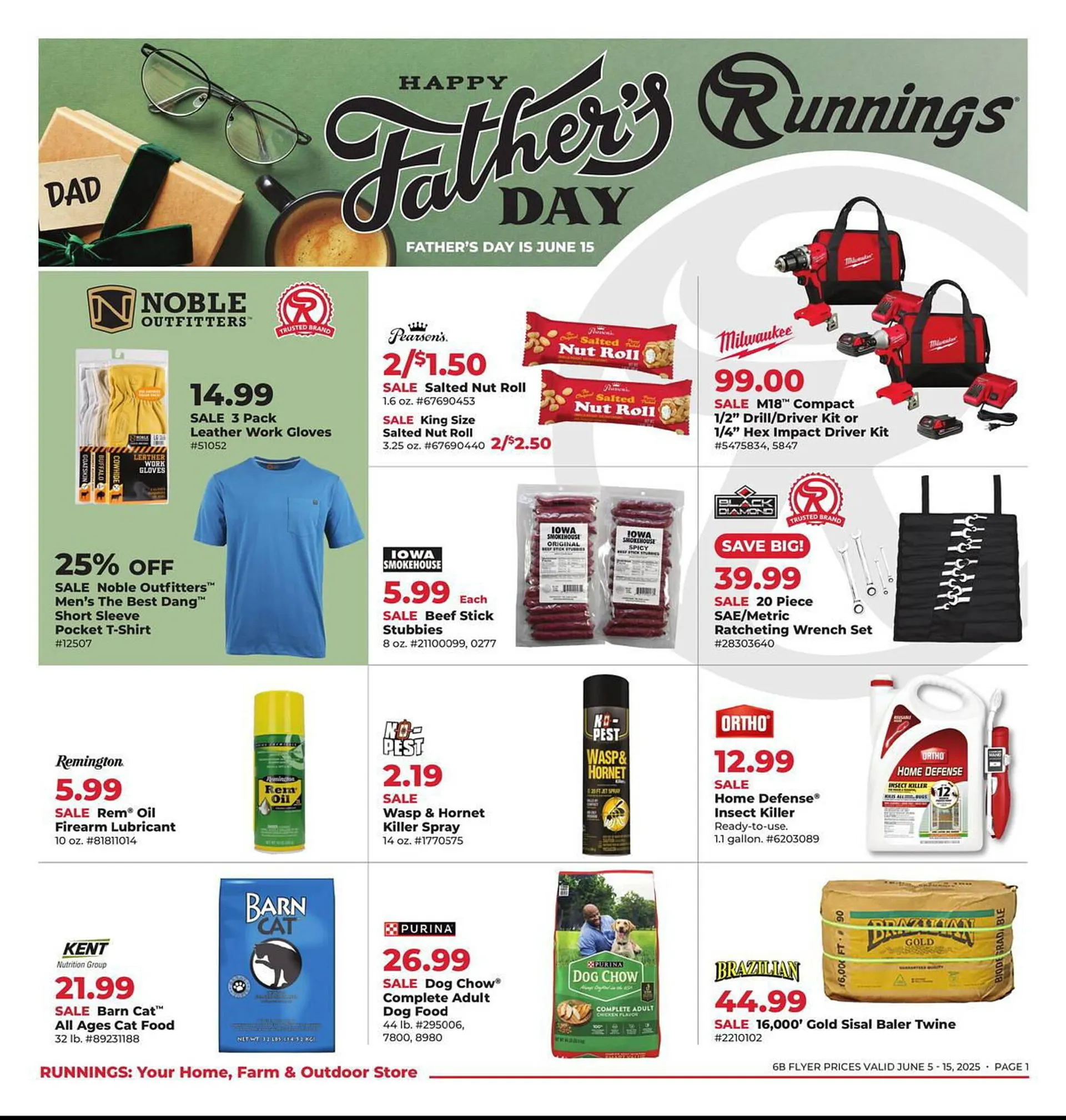 Weekly ad Runnings Weekly Ad from June 5 to June 15 2025 - Page 1