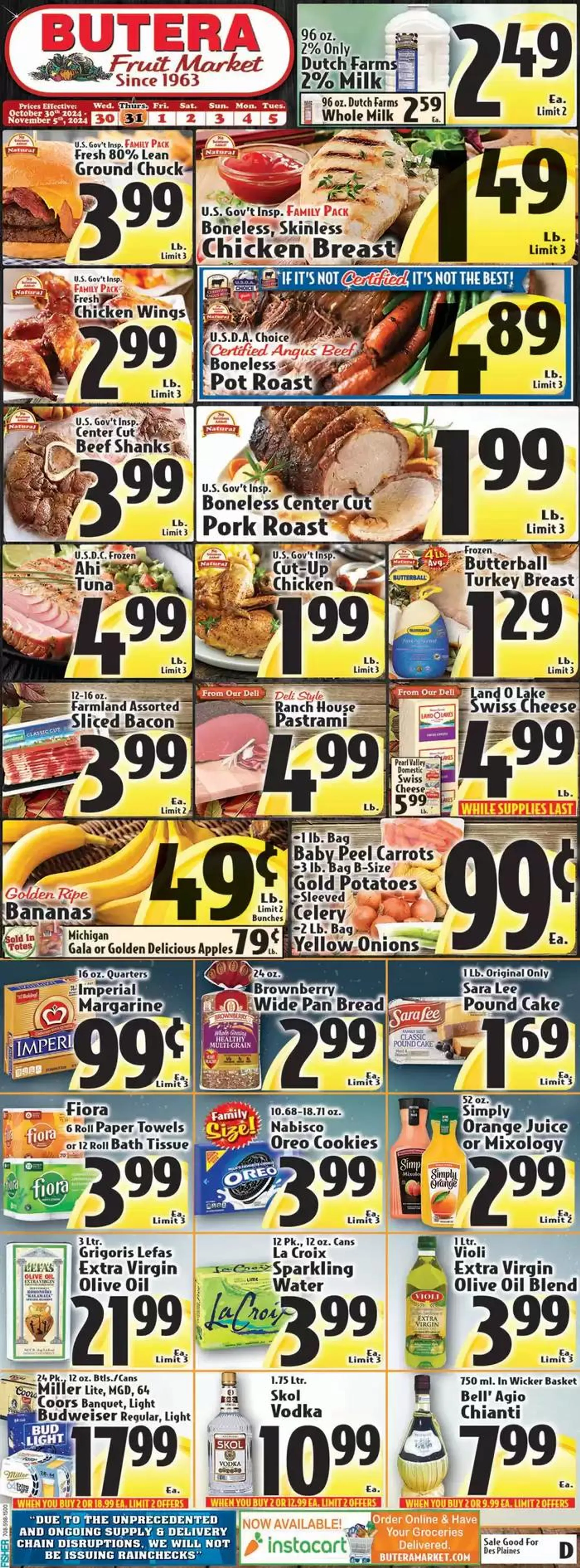 Weekly ad Top offers for smart savers from October 30 to November 13 2024 - Page 1